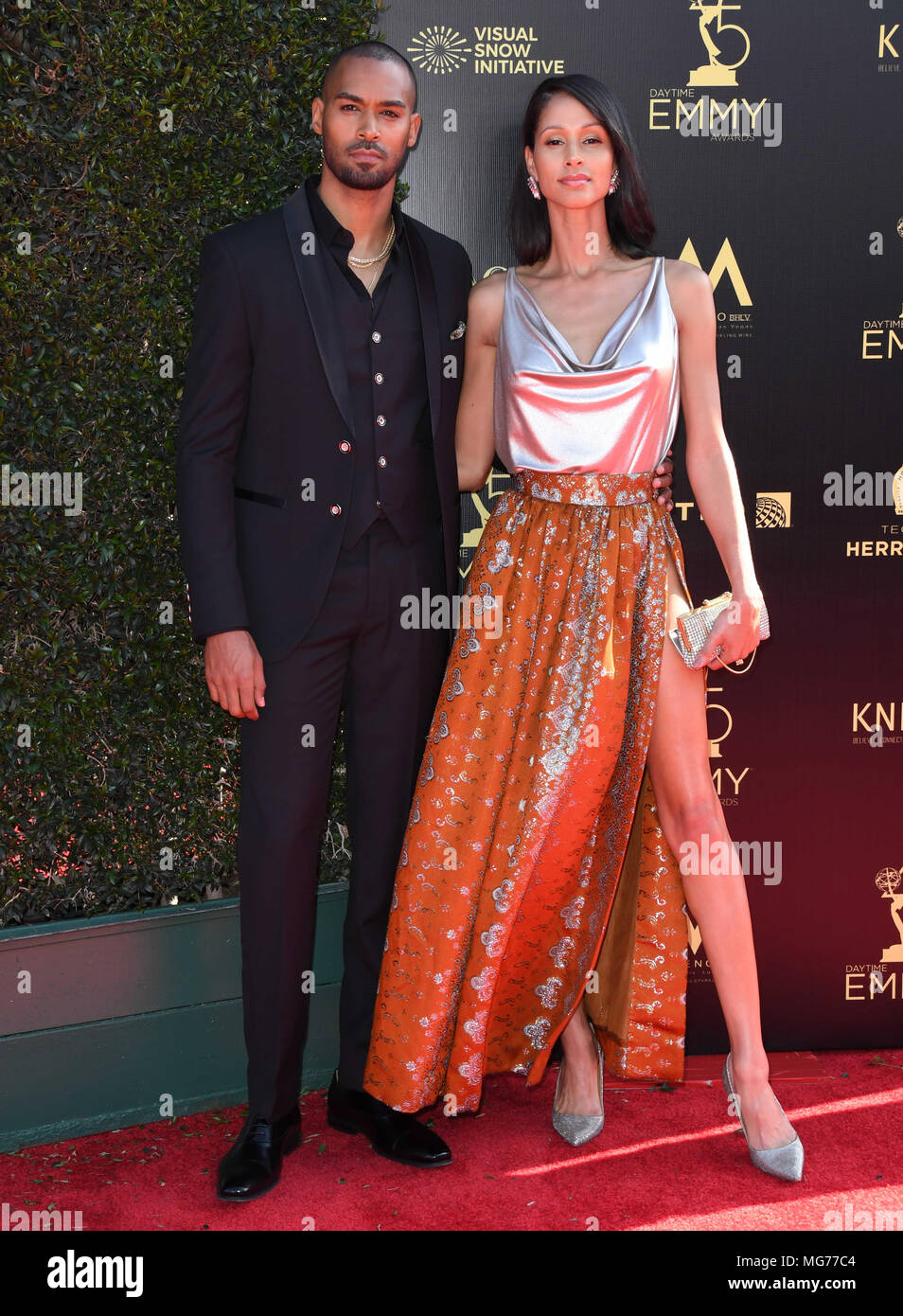 Pasadena, California, Stati Uniti. 27 aprile 2018. Lamont Archey. 45° Annual Daytime Creative Arts Emmys Awards tenutosi presso il Pasadena Civic Center. Crediti: Birdie Thompson/AdMedia Foto Stock