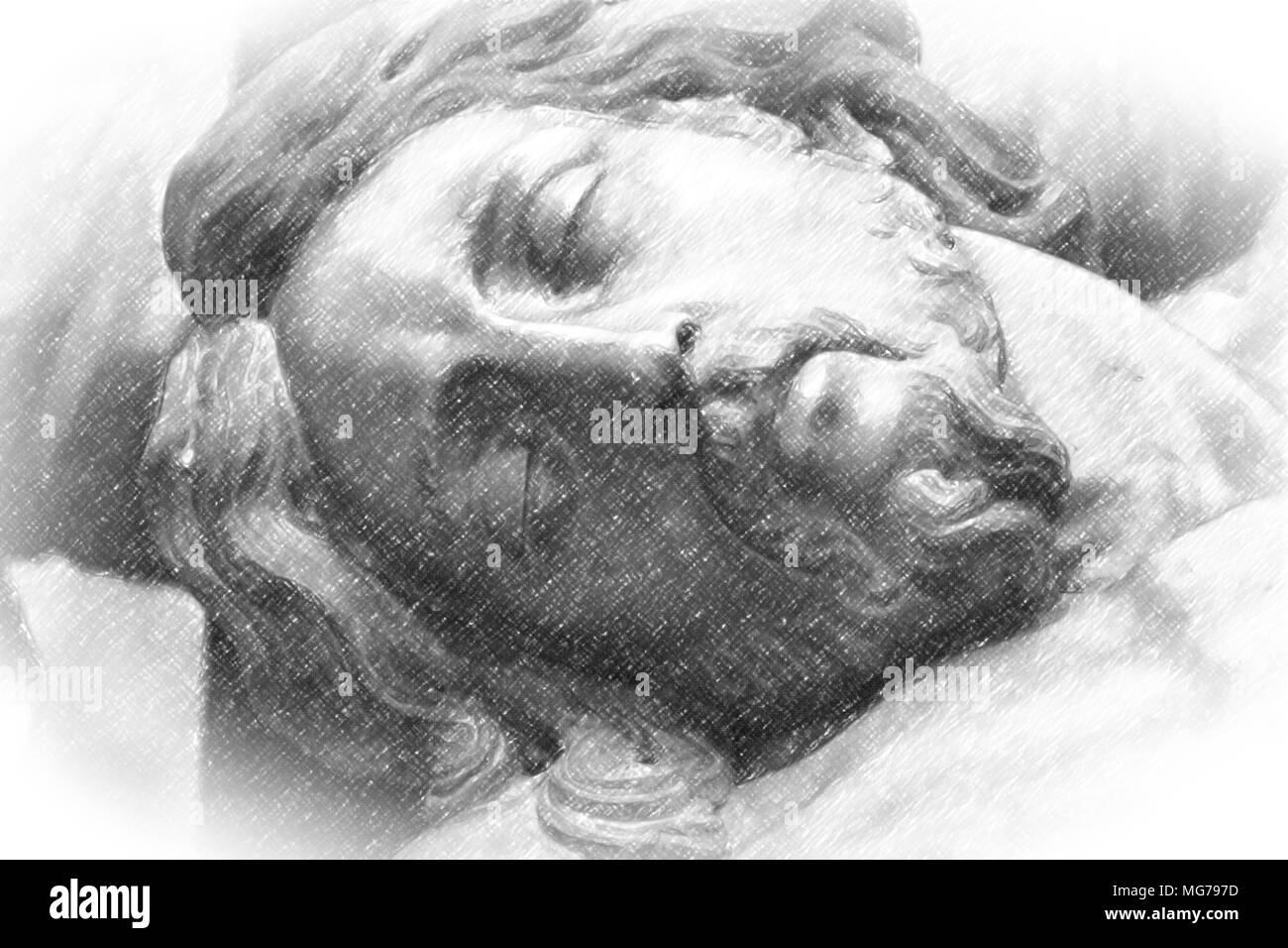 Che Giorno è Morto Gesù Gesù cristo morto Foto e Immagini Stock in Bianco e Nero - Alamy