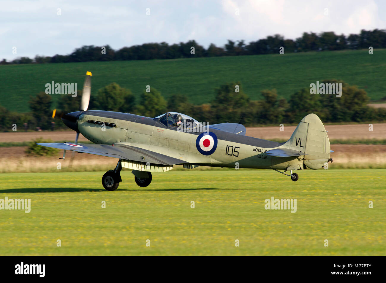 Supermarine Seafire Mk XVII SX336 Foto Stock