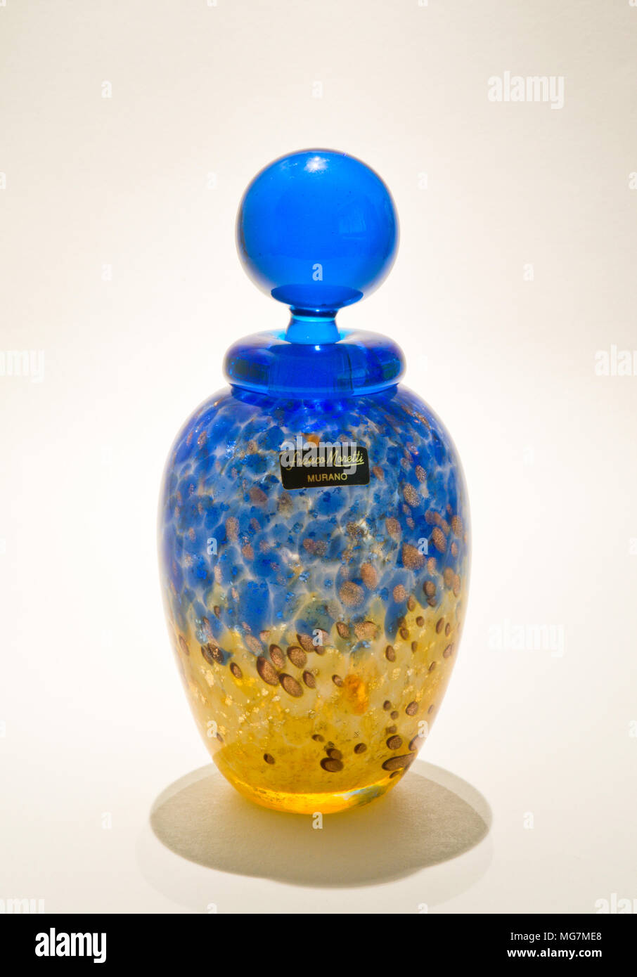 Franco Moretti in vetro di Murano bottiglia di profumo - Arte Italiana Foto Stock