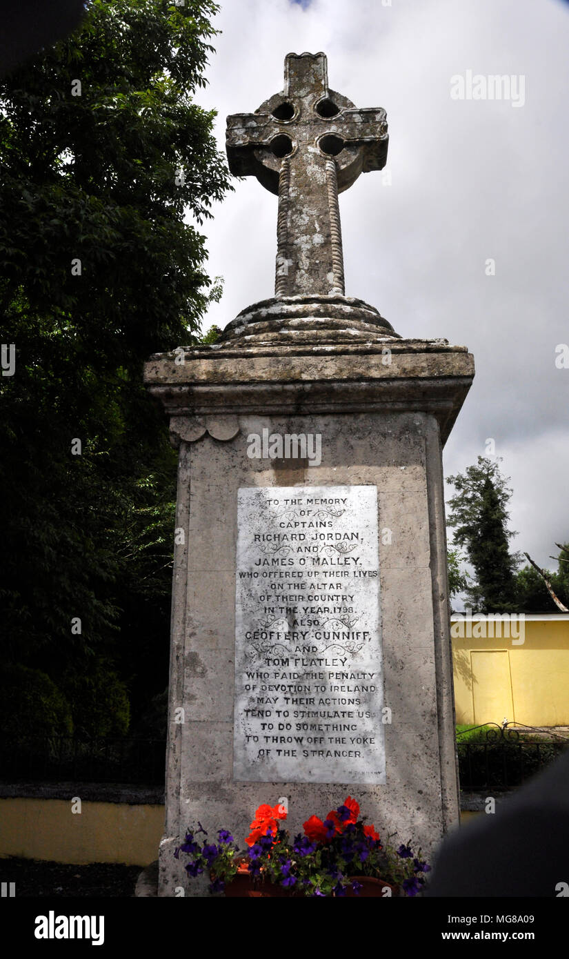 Monumento a 1798 ribellione, knock, co può, Irlanda Foto Stock
