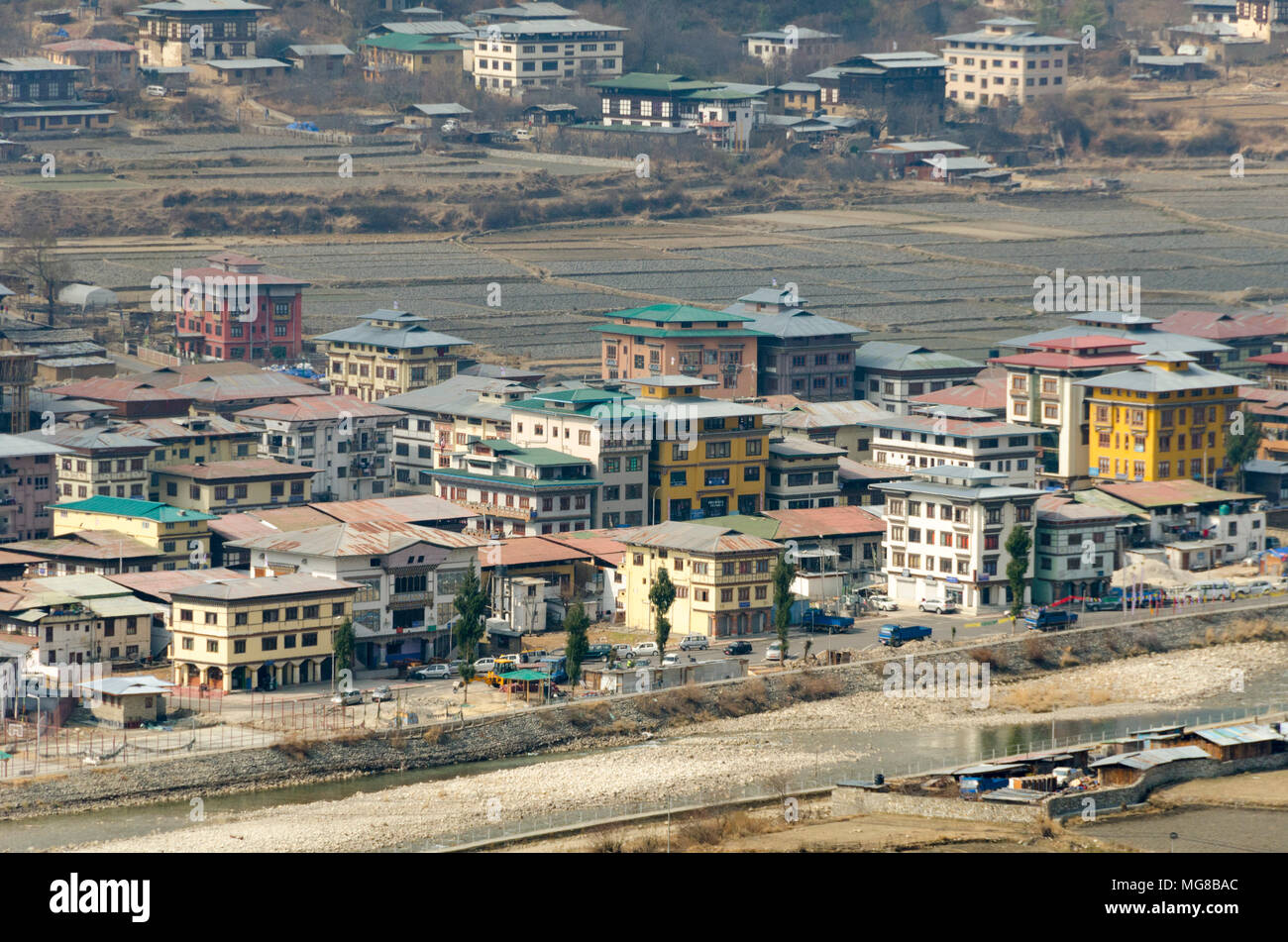 Paro, Bhutan Foto Stock