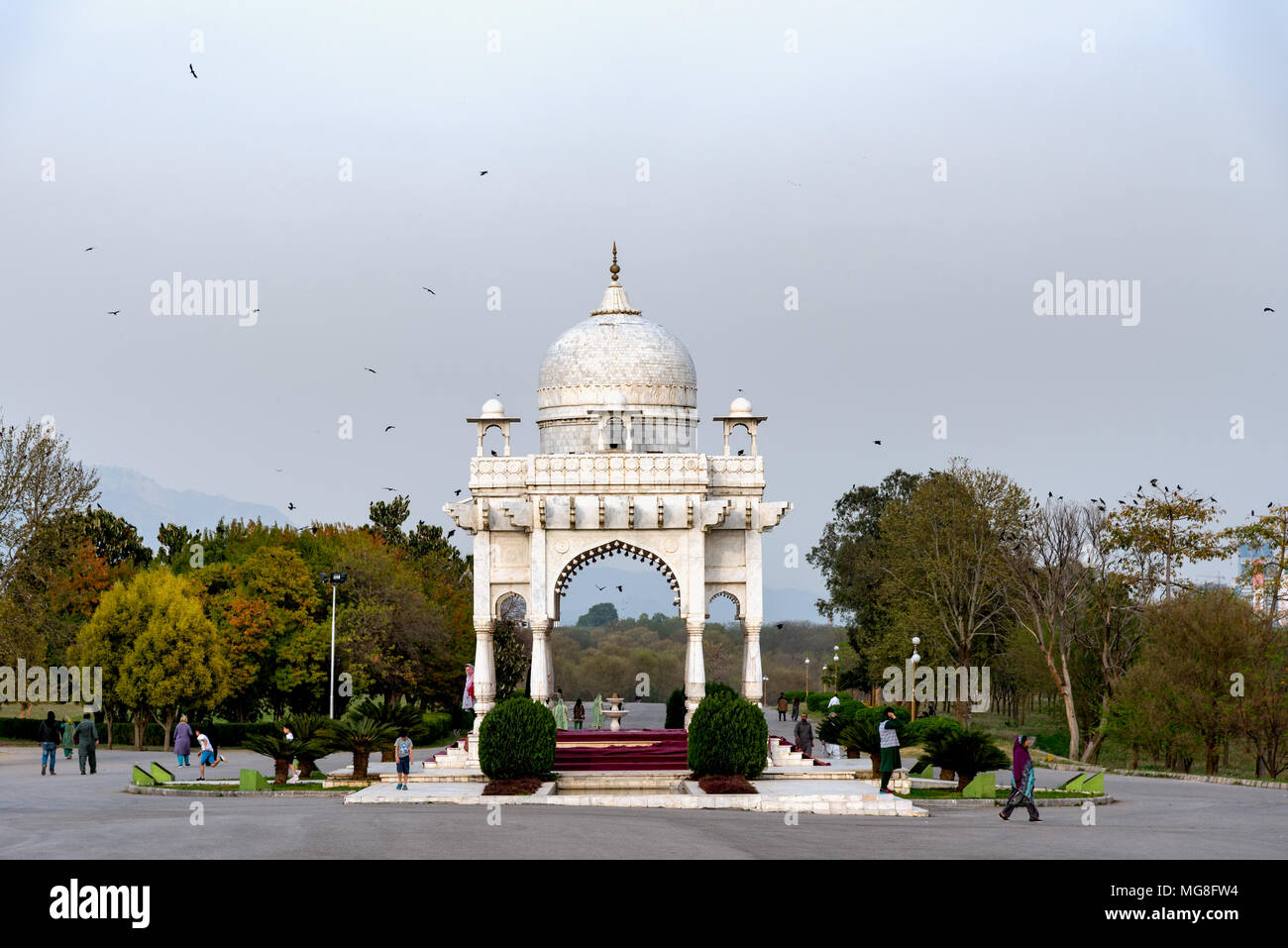 Fatima Jinnah Park, noto anche come Parco di capitale o F-9 Park, è un pubblico parco ricreativo situato all'interno del F-9 settore di Islamabad, Foto Stock