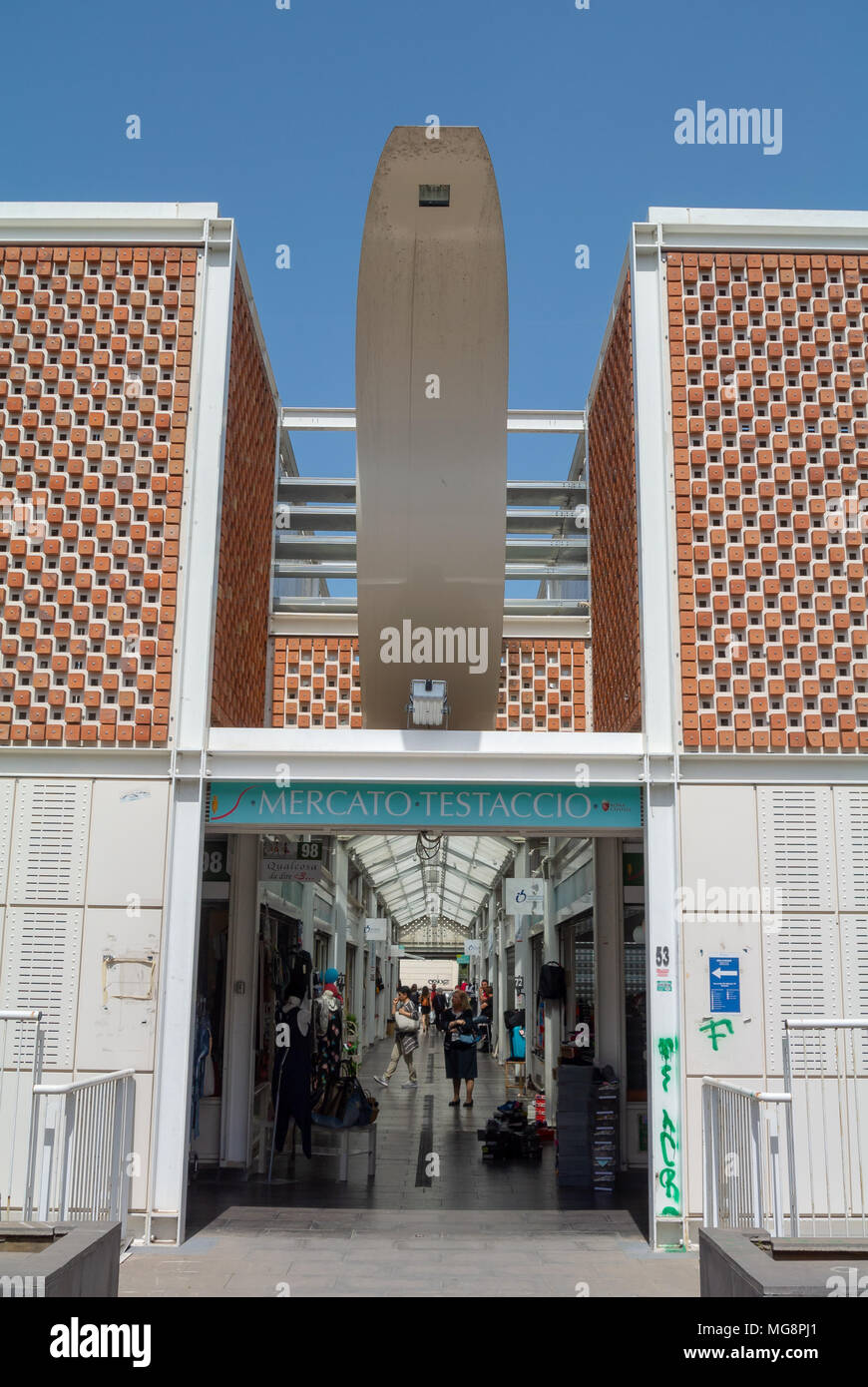 Nuovo Mercato di Testaccio, Roma, Italia Foto Stock