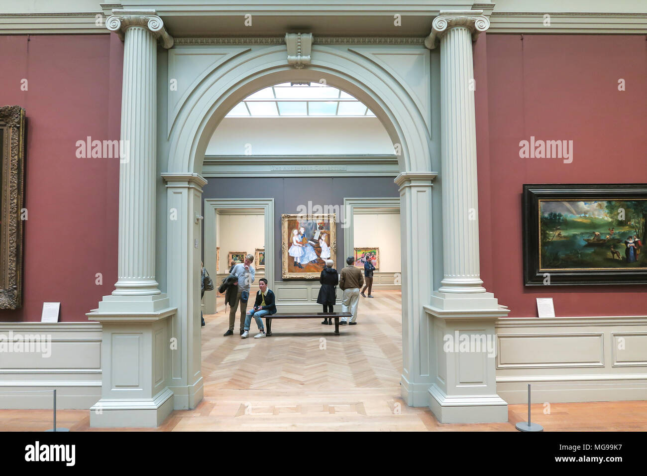 Dipinti del Metropolitan Museum of Art di New York, Stati Uniti d'America Foto Stock
