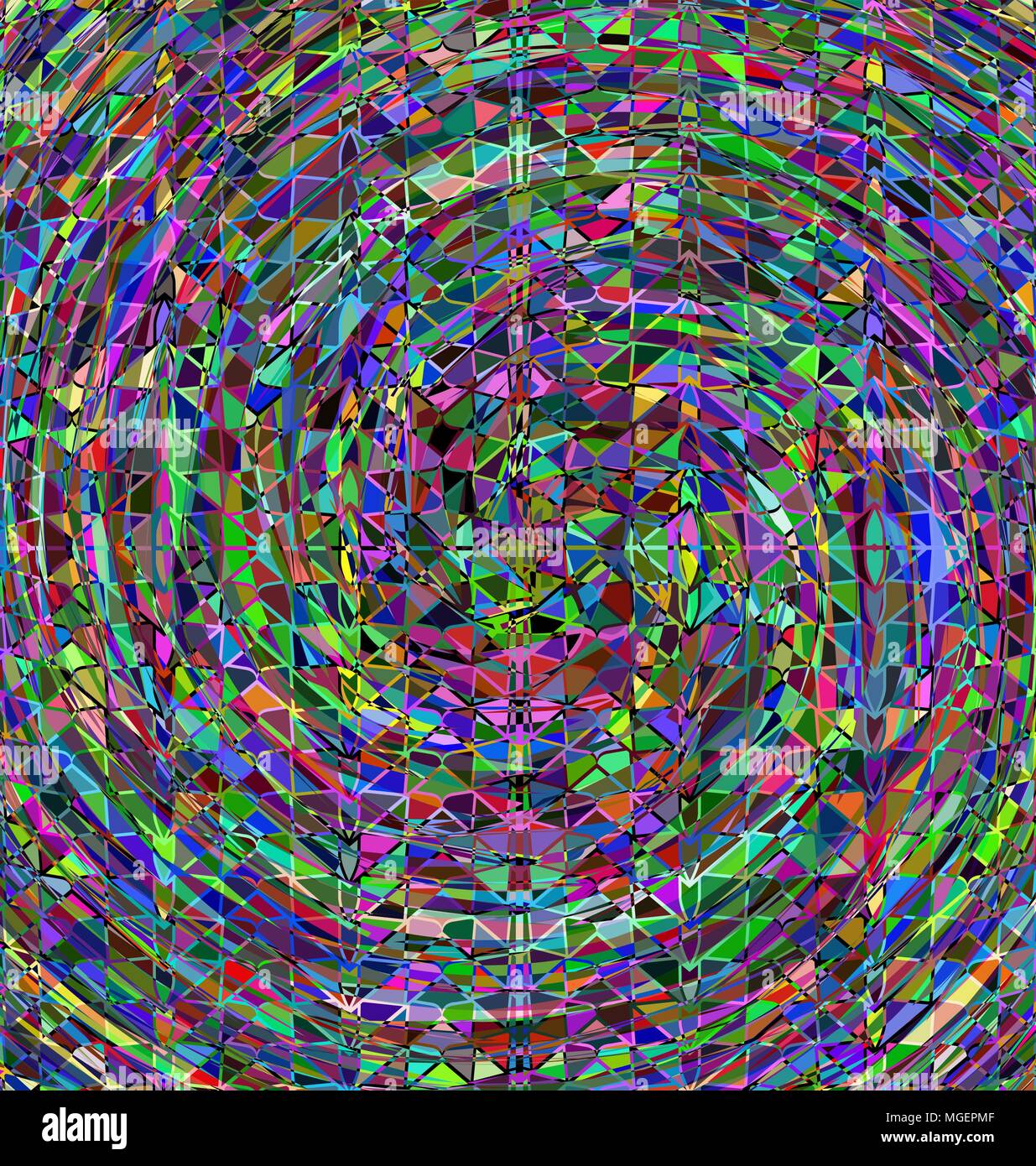 Modellato sullo sfondo di colore Illustrazione Vettoriale
