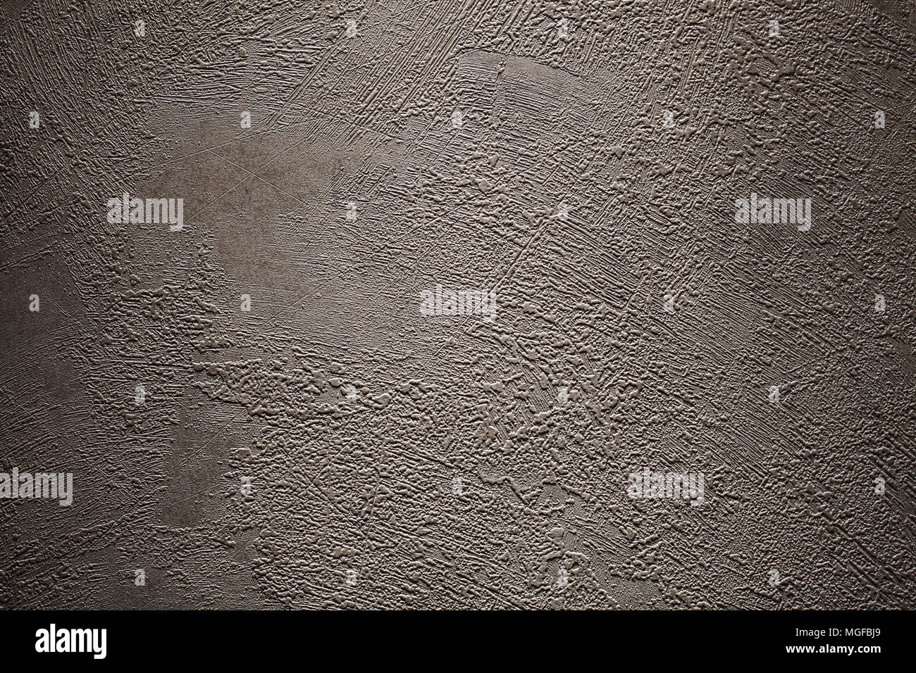 Brown intonaco parete testurizzata sfondo con spazio vuoto Foto Stock