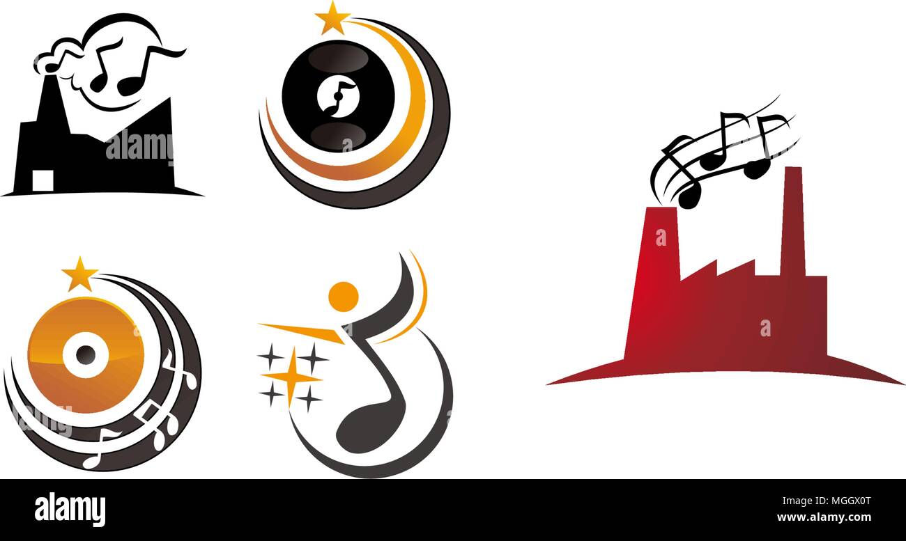 La musica del modello di apprendimento insieme Illustrazione Vettoriale