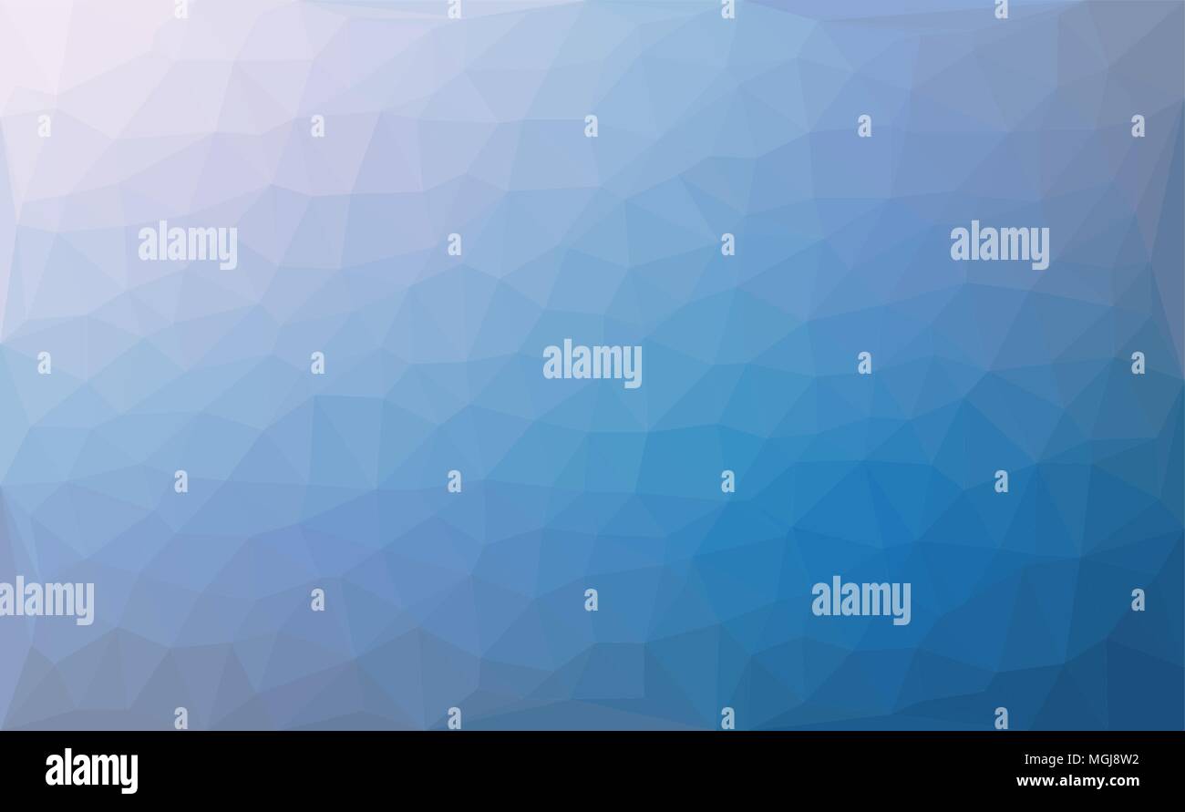 Blu di gradiente modello triangolare - triangoli mosaico - illustrazione vettoriale Illustrazione Vettoriale