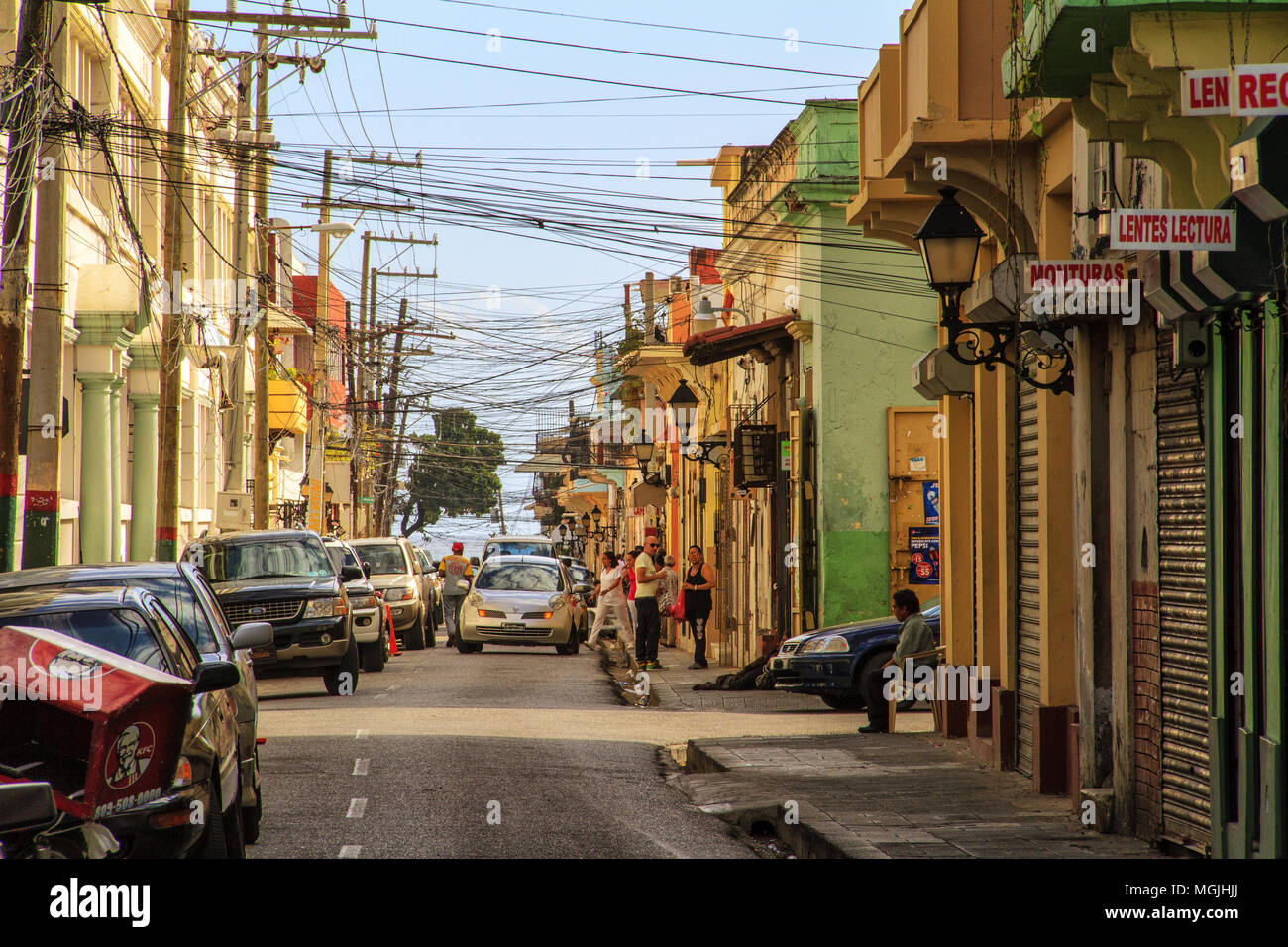 Santo Domingo, capitale della Repubblica Dominicana Foto Stock