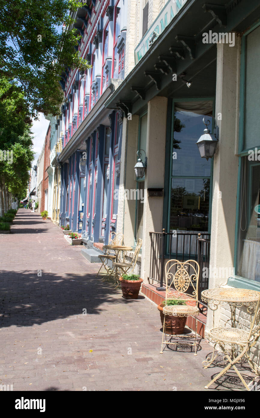Edenton, North Carolina. Eastern North Carolina città piccola città del litorale, pieni di storia e di fascino. Foto Stock