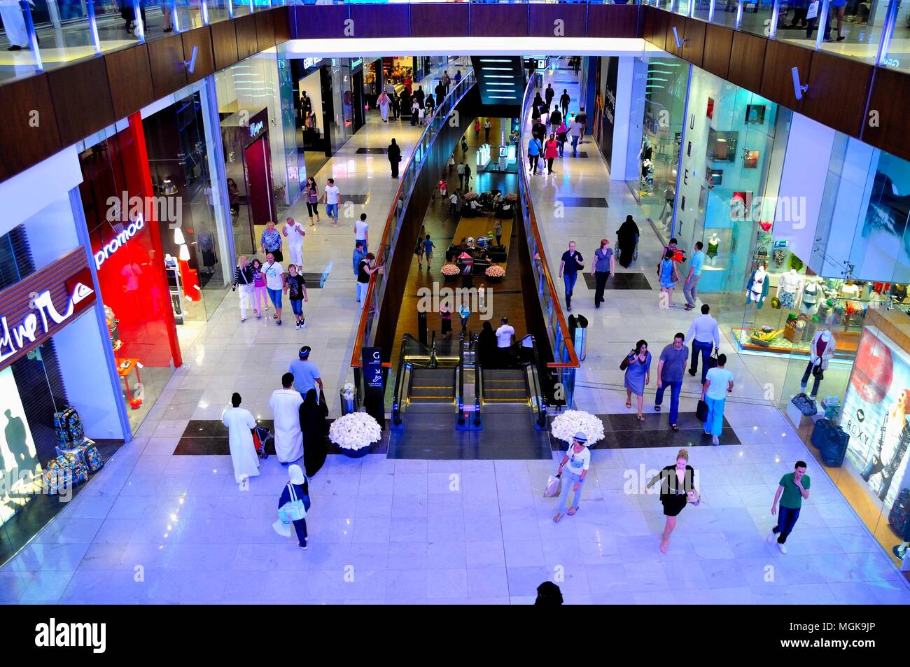 Il Centro Commerciale Dubai Foto Stock