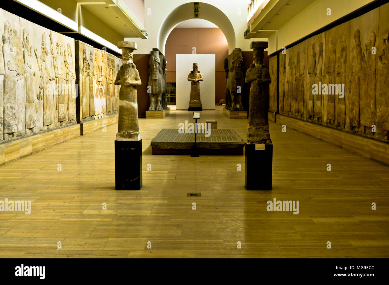 Museo iracheno di Baghdad città capitale dell Iraq Foto Stock