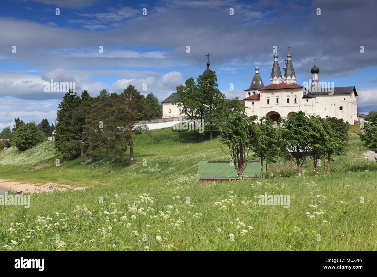 Monastero di Ferapontovo nella Regione di Vologda, Russia Foto Stock