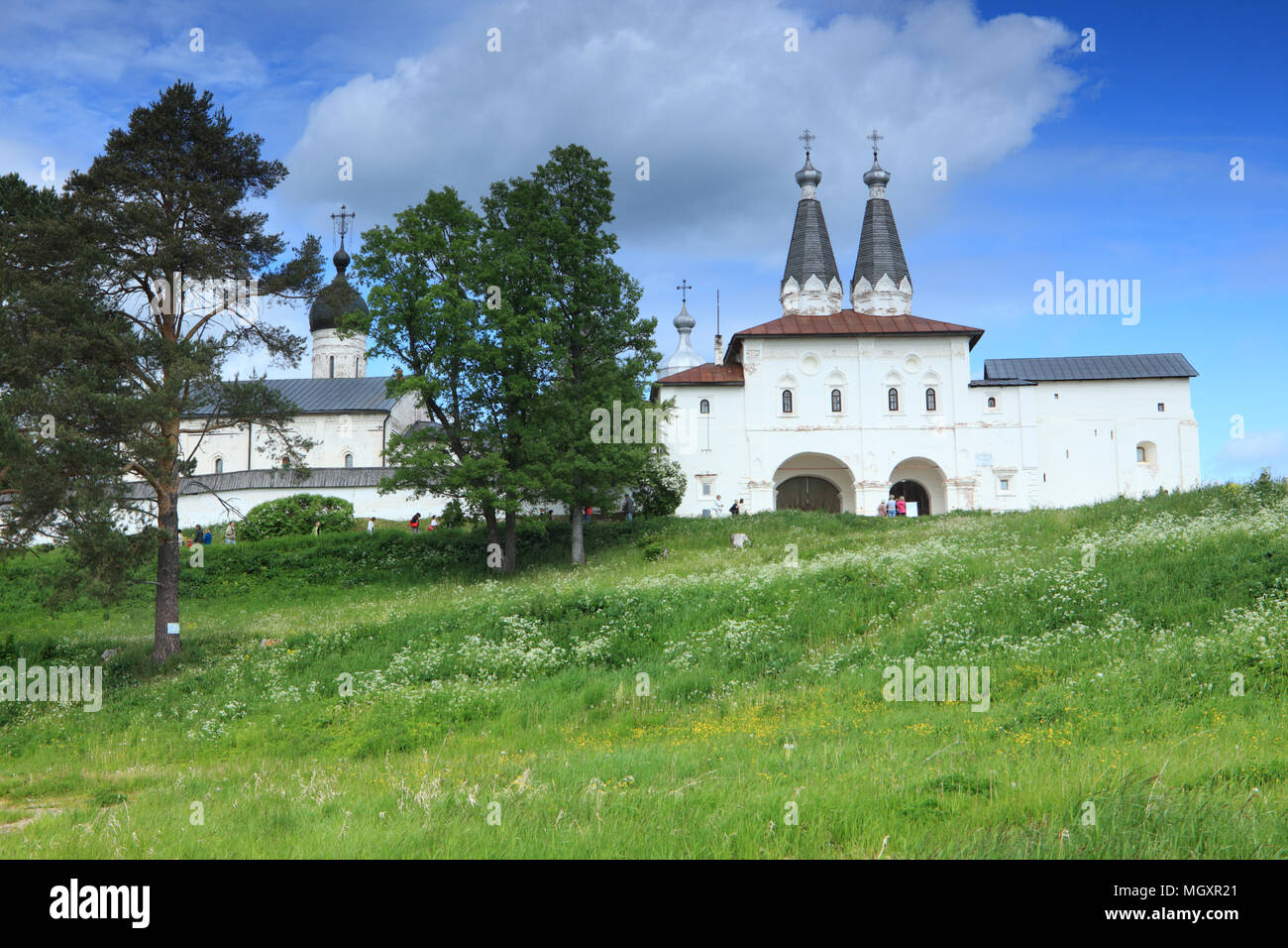Monastero di Ferapontovo nella Regione di Vologda, Russia Foto Stock