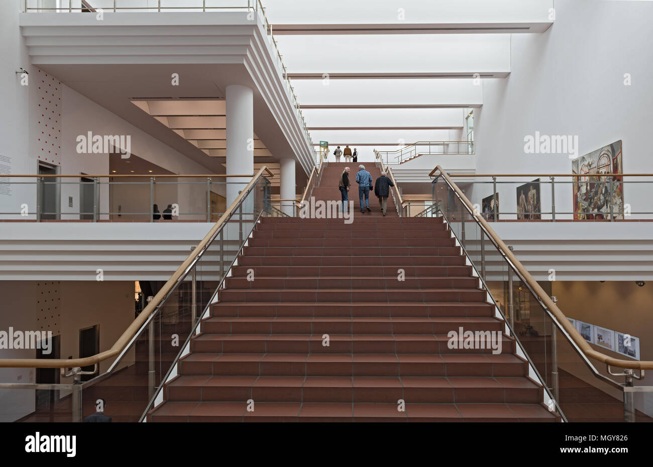 Scala al Museo Ludwig di Colonia, Germania Foto Stock