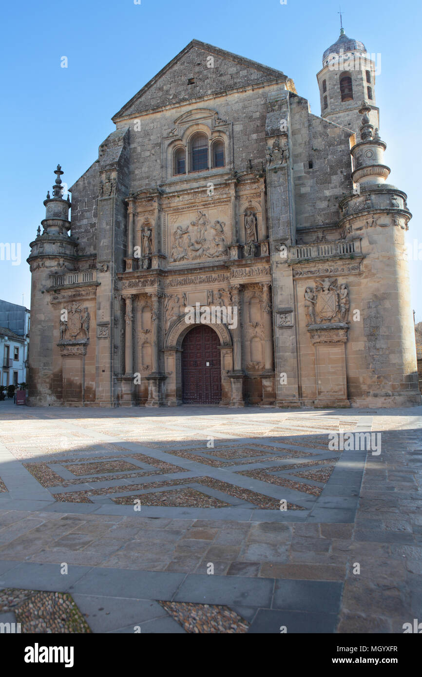 La cappella del Salvatore sulla Vazquez de Molina Square a Ubeda, Spagna Foto Stock