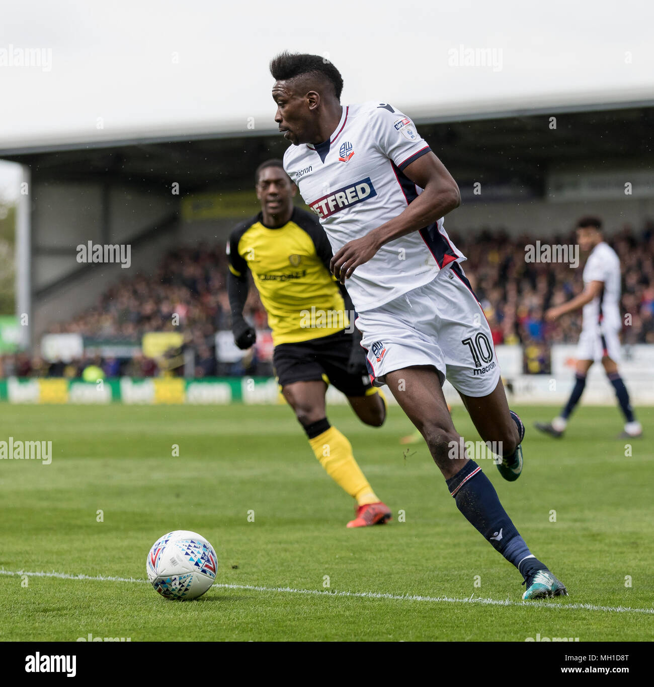 Sammy Ameobi, Bolton Wanderers. Sammy Ameobi giocando a calcio per Bolton Wanderers Foto Stock