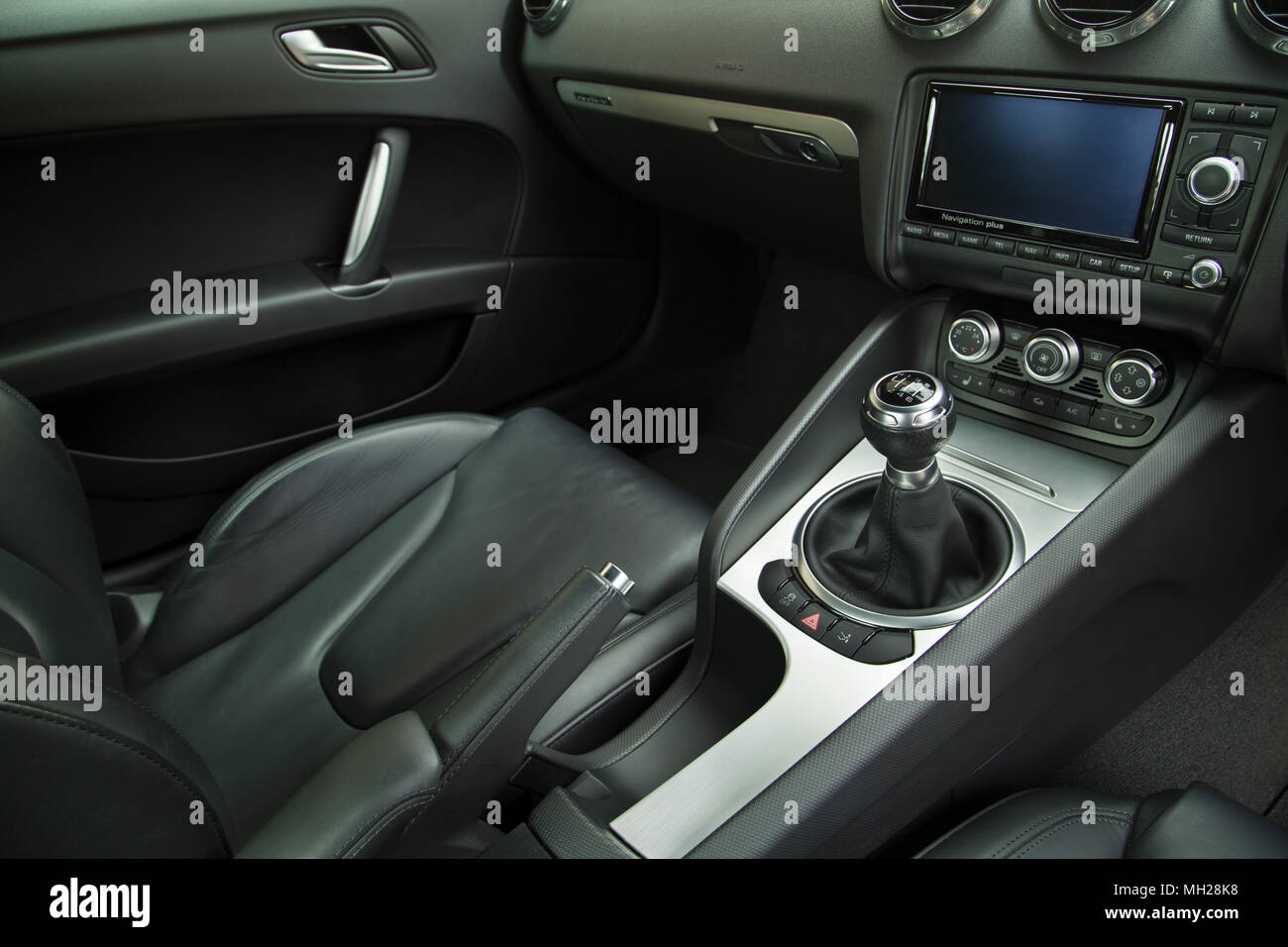 Interno del prestige auto sportiva Foto Stock