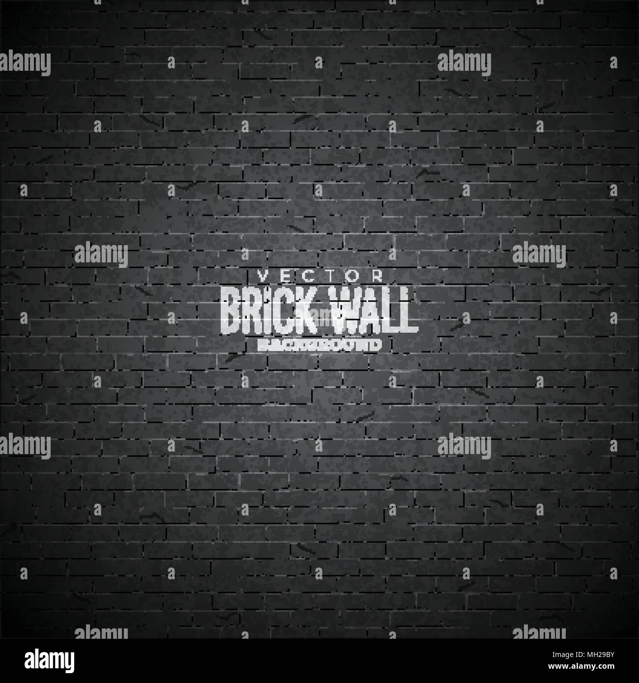 Vettore di parete di mattoni dello sfondo. Modello di texture illustrazione per il design. Illustrazione Vettoriale