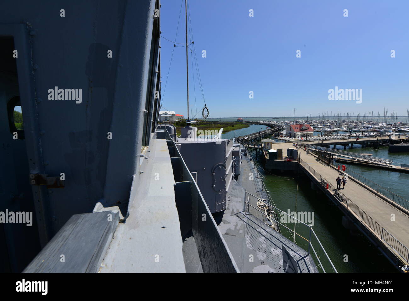 Il cacciatorpediniere americano USS Laffey Foto Stock