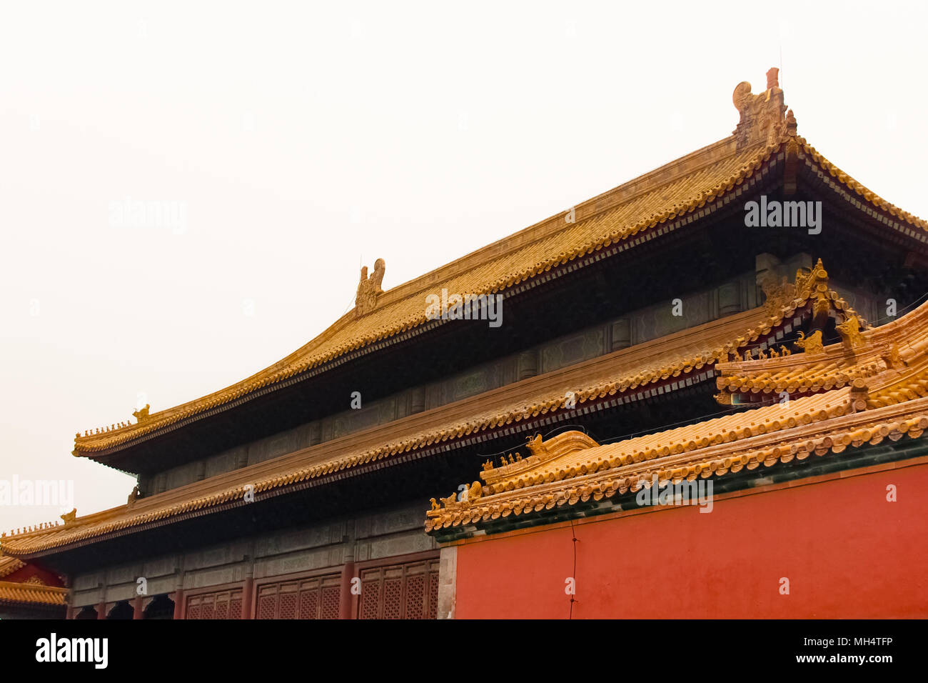 Antica architettura cinese Palace Museum Foto Stock