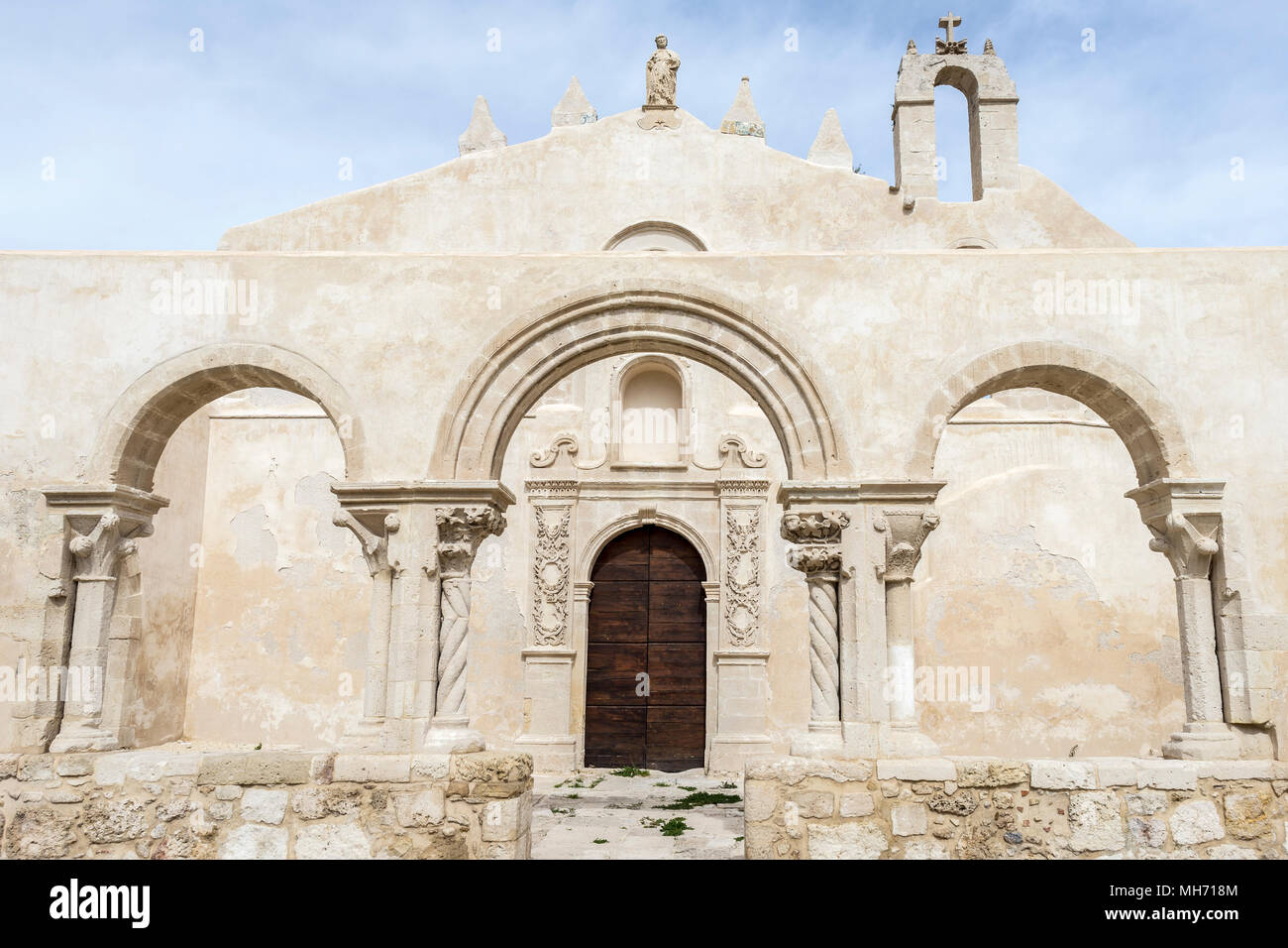 Chiesa di San Giovanni alle catacombe chiesa, Siracusa, Sicilia. Foto Stock