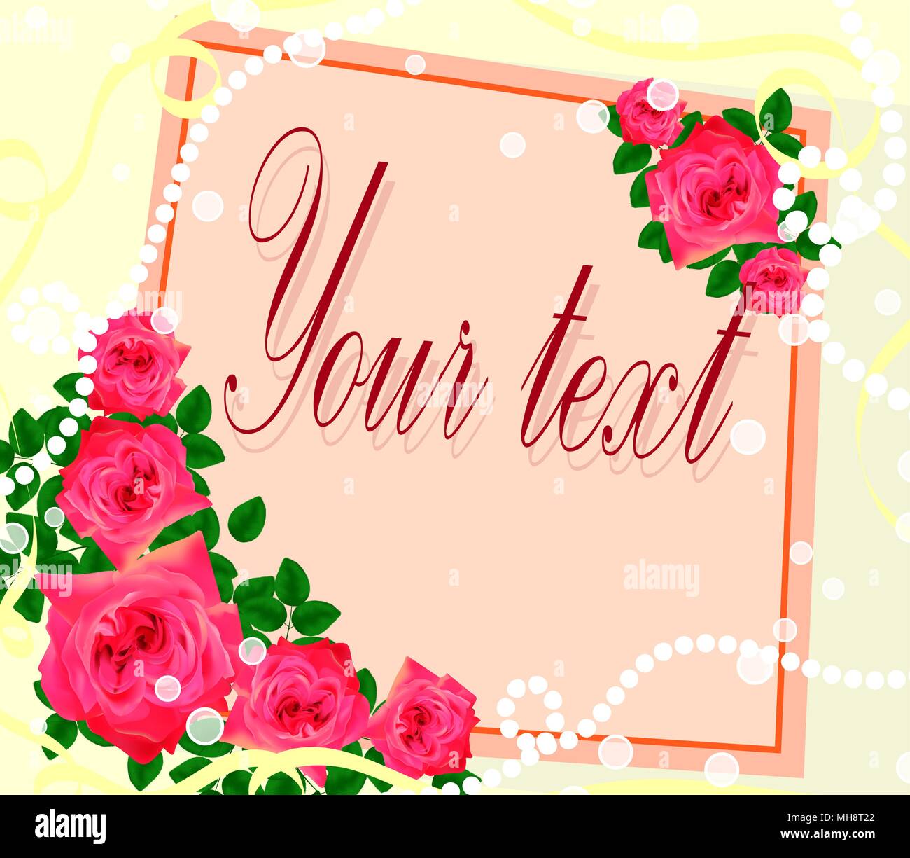 Progettazione di cartoline, copertine, inviti. Illustrazione Vettoriale