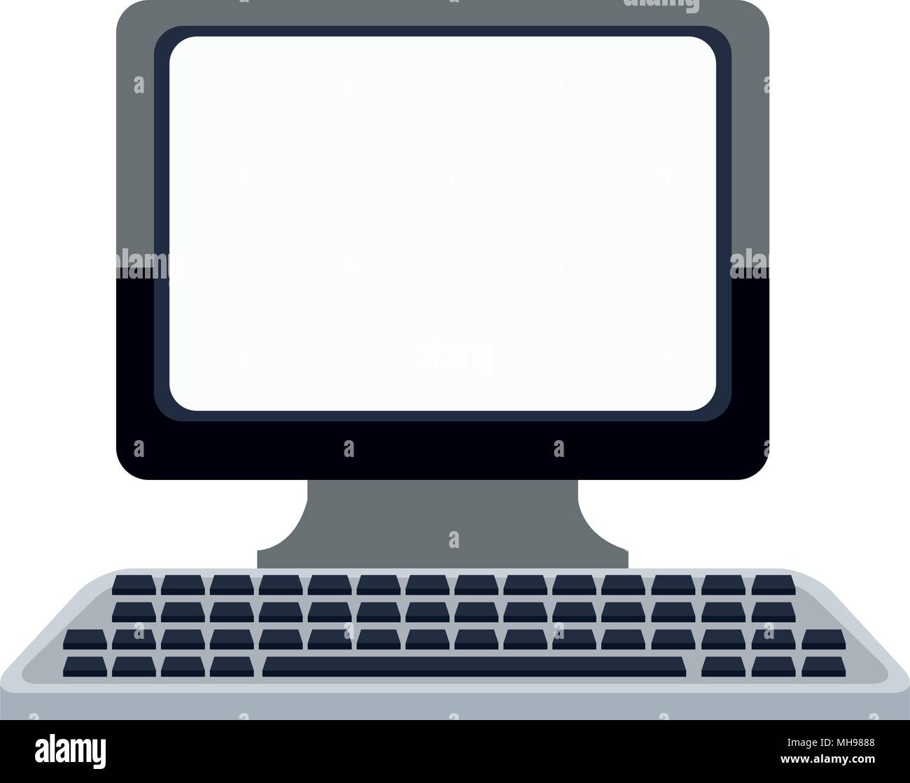 24 Simbolo di computer Illustrazione Vettoriale