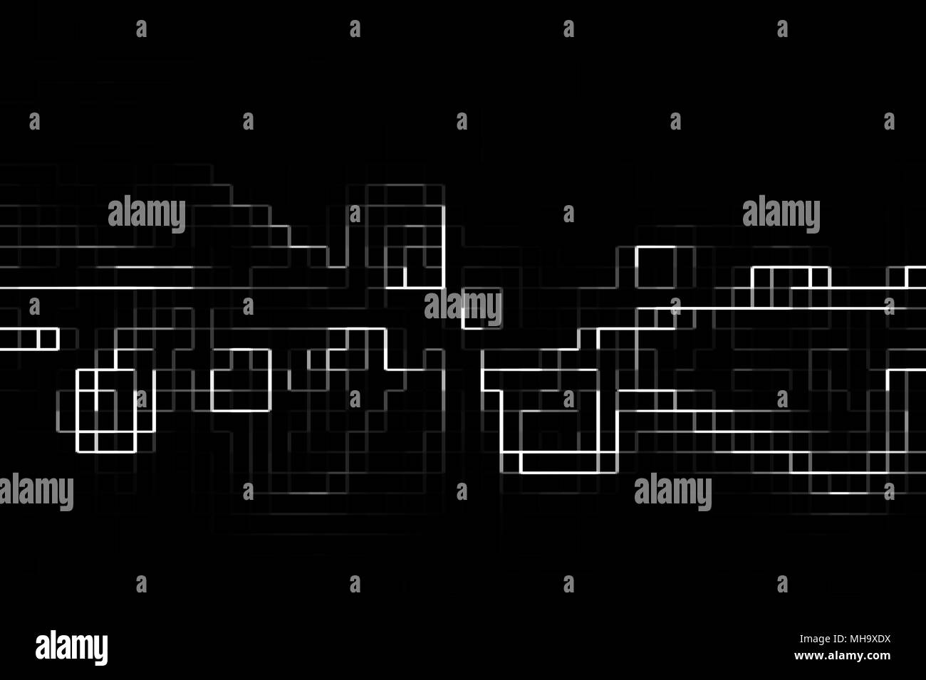 Schermata del test di texture di Glitch Foto Stock