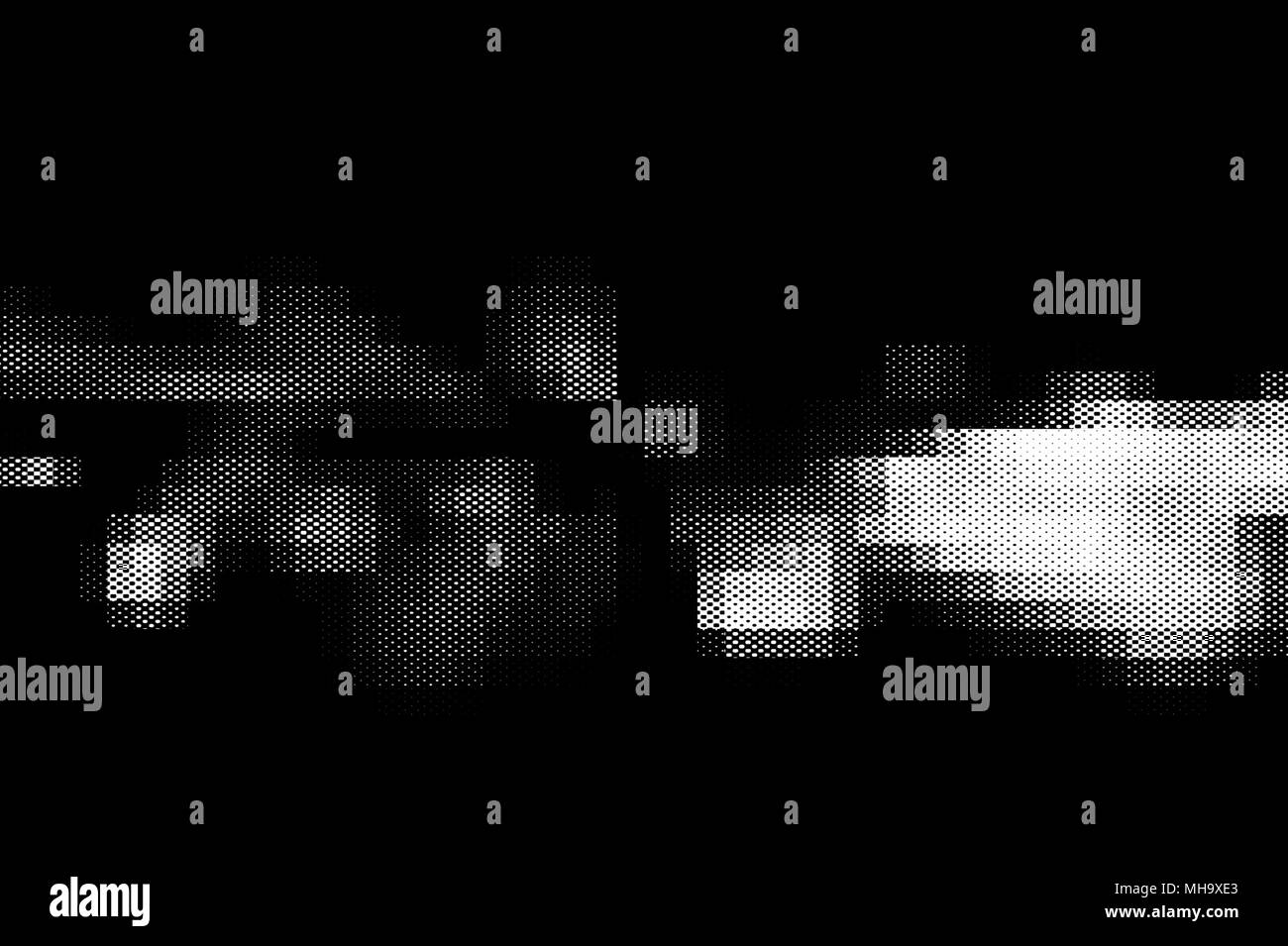 Schermata del test di texture di Glitch Foto Stock