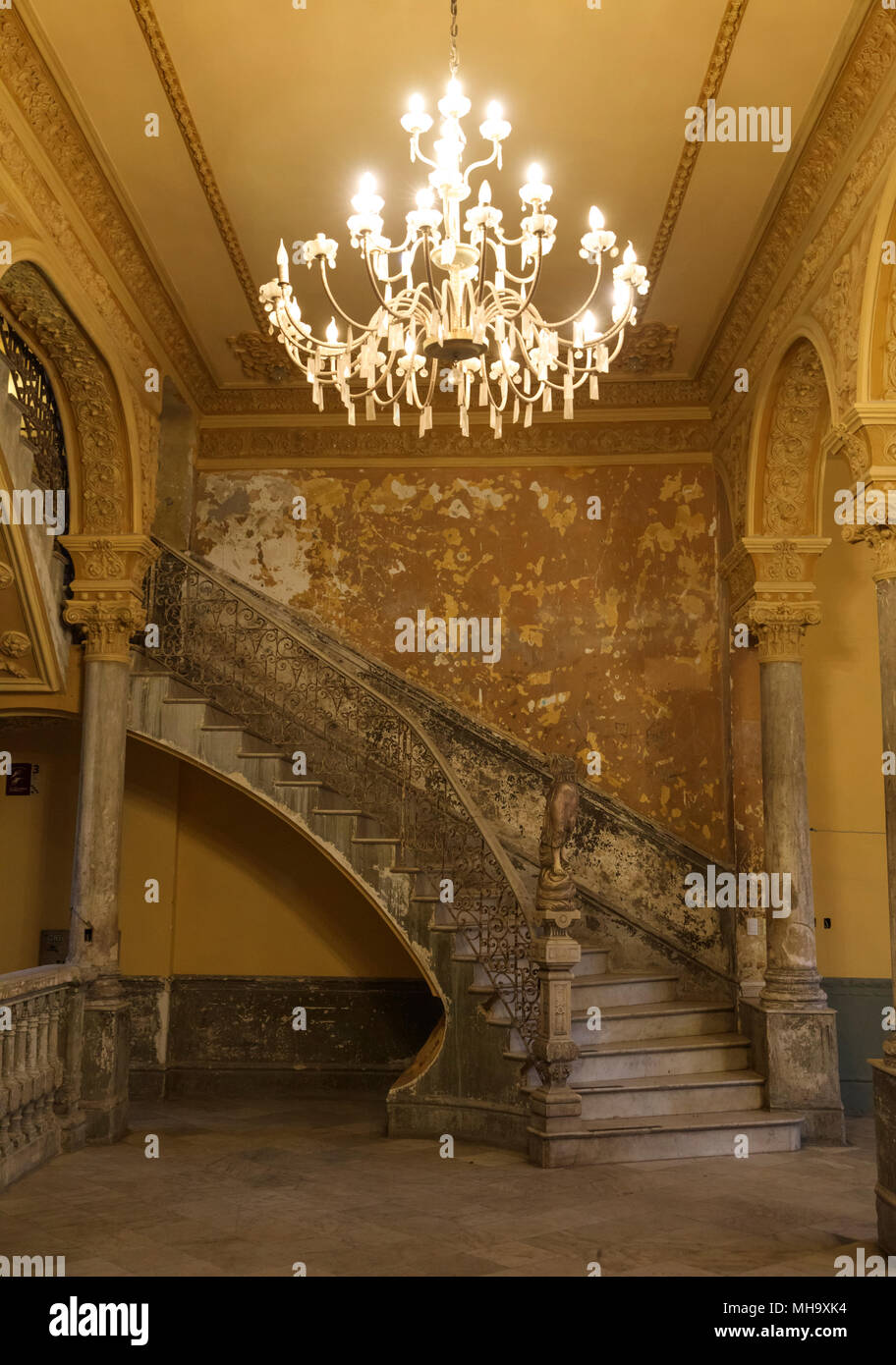 Il famoso paladar La Guarida all Avana, Cuba. Foto Stock