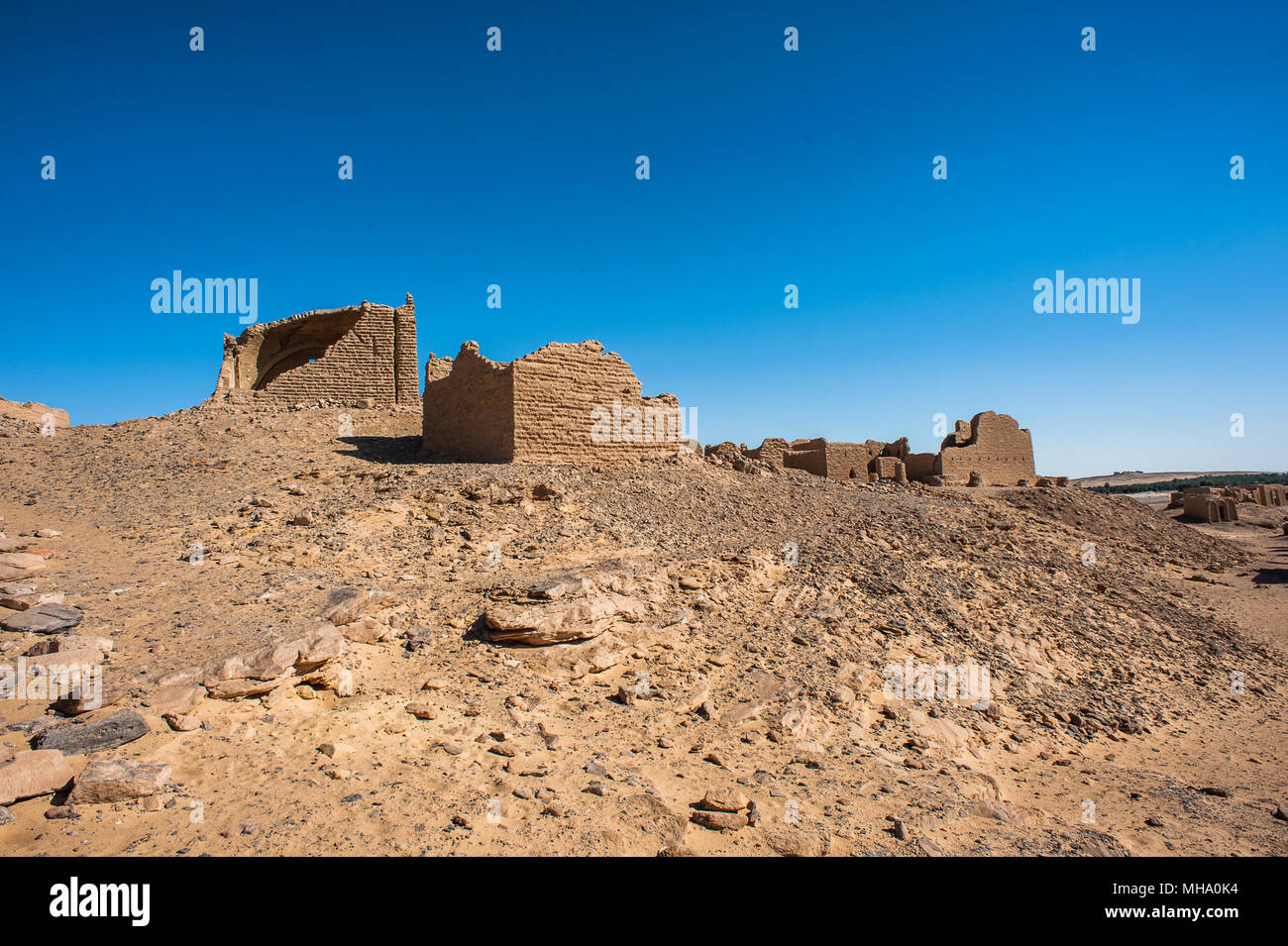 Al-Bagawat (El-Bagawat), un antico cimitero cristiano, uno dei più antichi al mondo, Kharga Oasis, Egitto Foto Stock