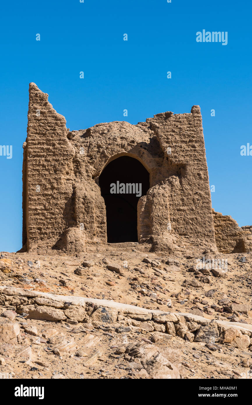 Al-Bagawat (El-Bagawat), un antico cimitero cristiano, uno dei più antichi al mondo, Kharga Oasis, Egitto Foto Stock