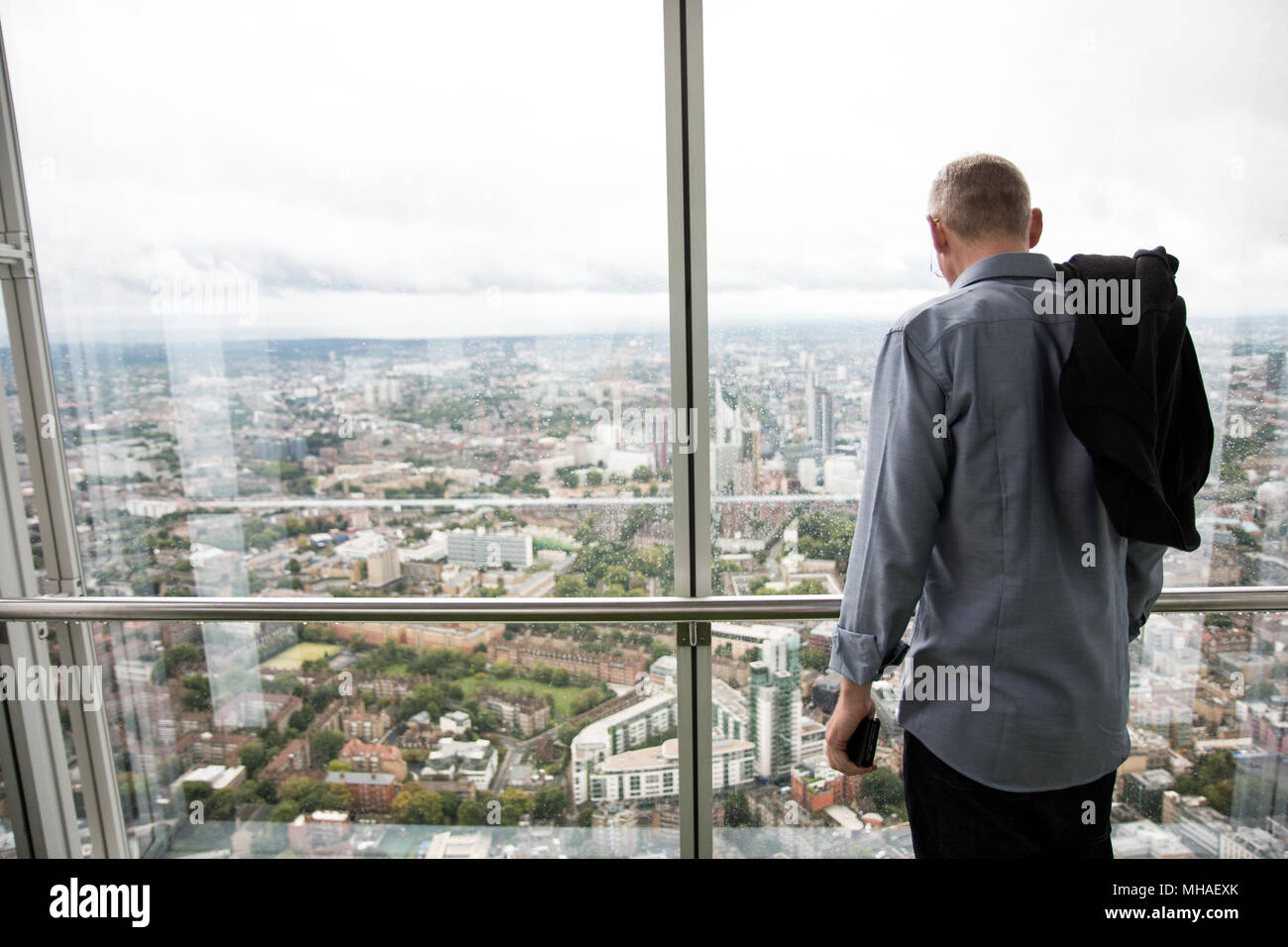 Vista dalla shard - London REGNO UNITO Foto Stock