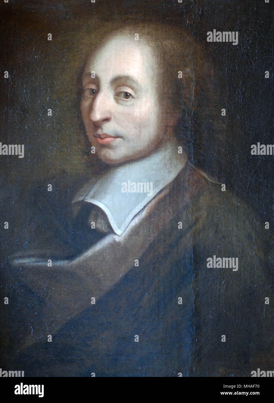BLAISE PASCAL (1623-1662) matematico francese, inventore e fisico Foto Stock