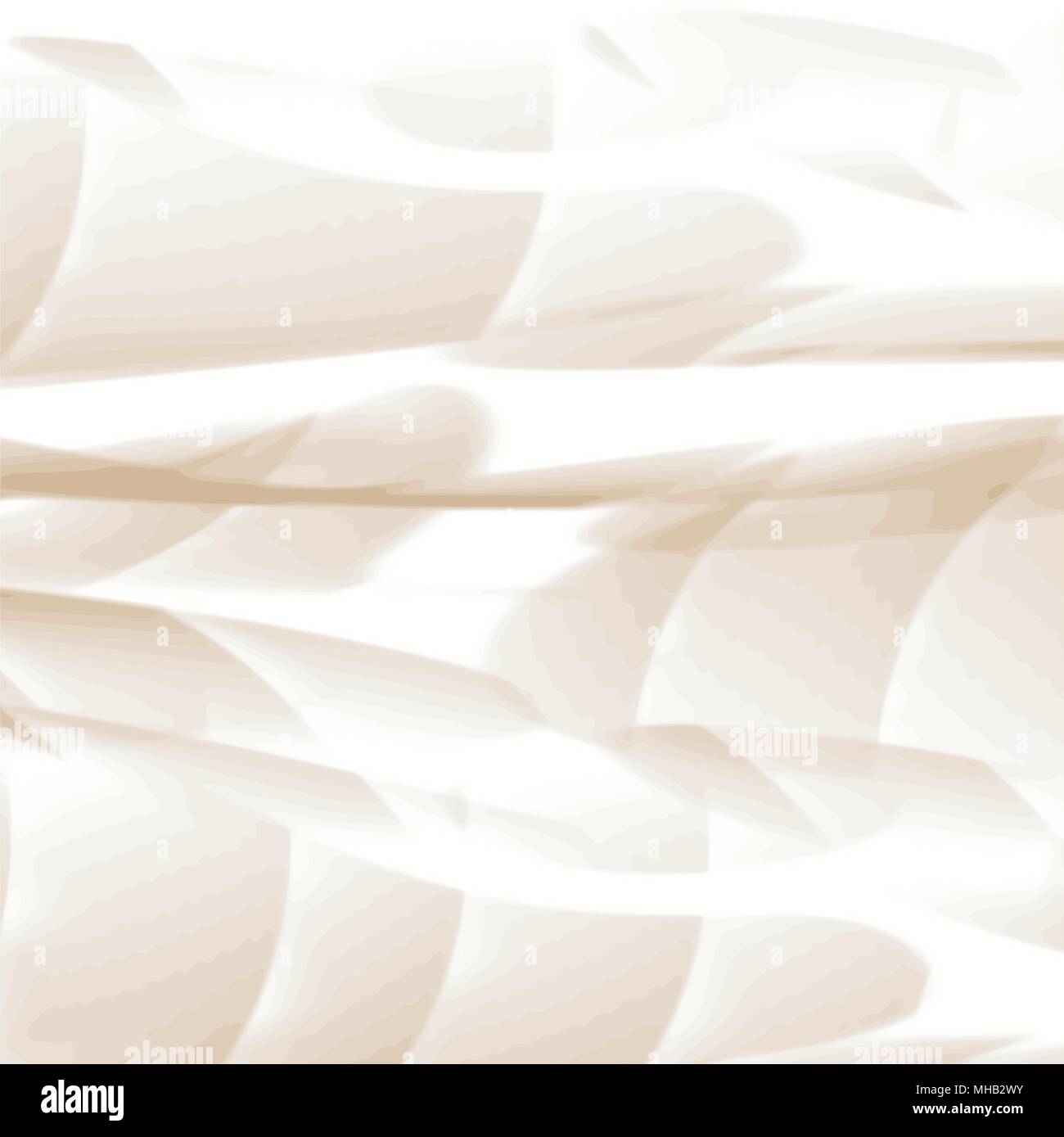 Fawn beige onda irregolare pattern con aree bianche, acquerello illustrazione vettoriale Illustrazione Vettoriale