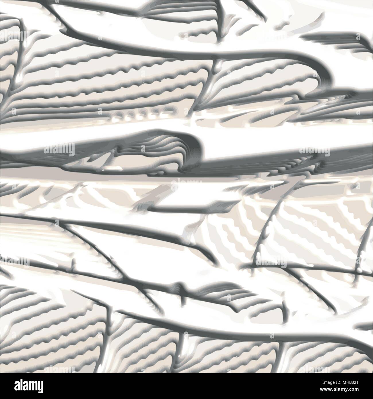 Fawn beige abstract 3D wave intonacare la configurazione di sfondo, acquerello illustrazione vettoriale Illustrazione Vettoriale