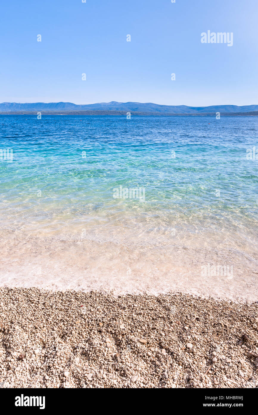 Isola di Brac in Croazia, Europa. Posto bellissimo. Foto Stock