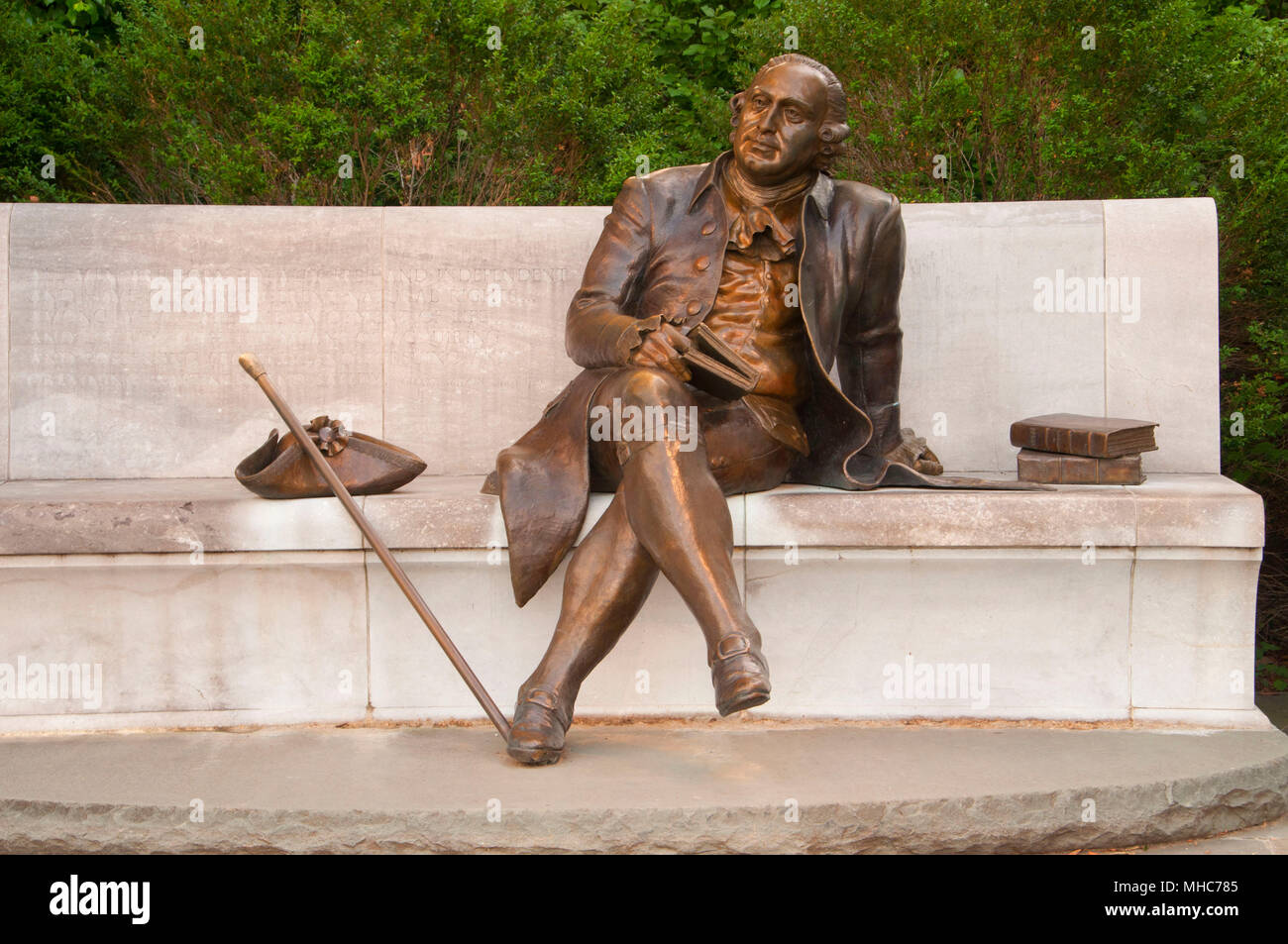 George Mason Memorial, National Mall, il Distretto di Columbia Foto Stock