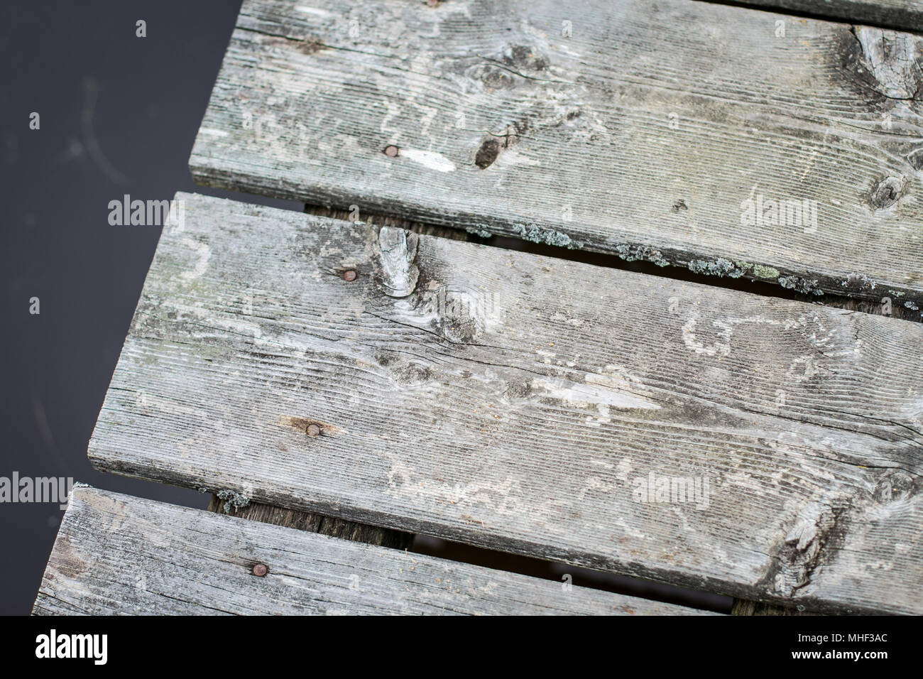 Il Footbridge di stewpond Foto Stock