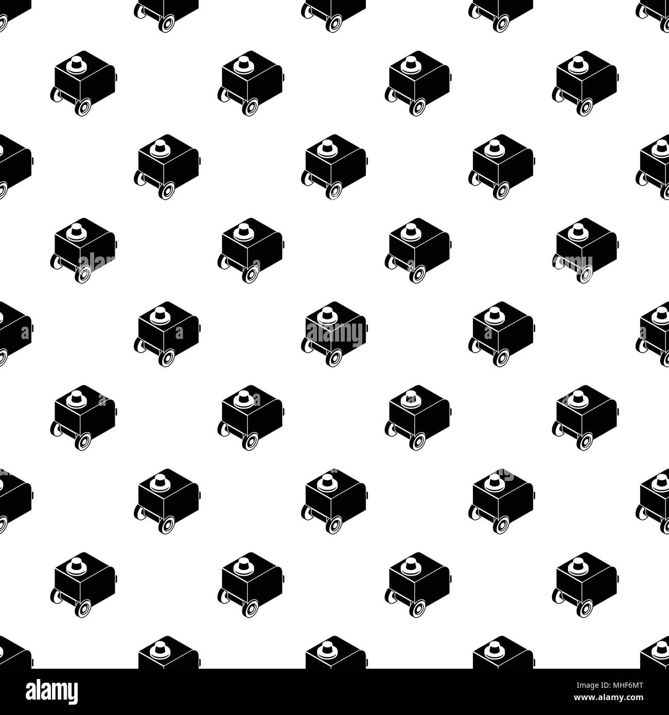 Macchina saldatrice modello vettore di ripetizione perfetta per qualsiasi web design Illustrazione Vettoriale