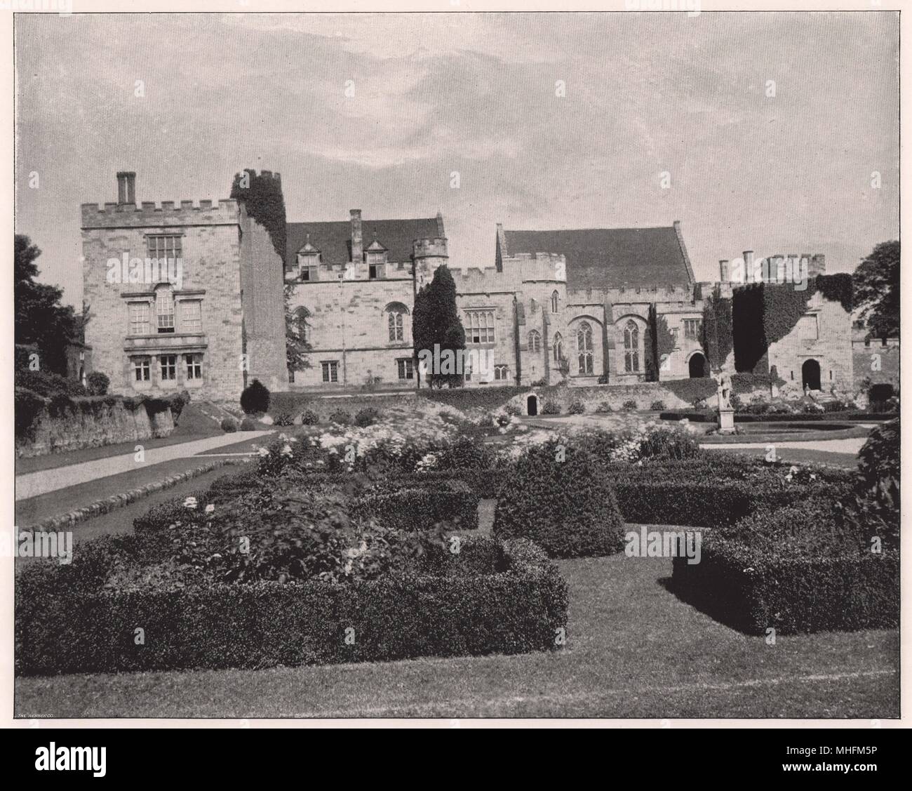 Penshurst palace, da Edenbridge, vicino al confine del Kent e Sussex, nel quartiere conosciuto come il Weald del Kent, ha poche ma … Foto Stock