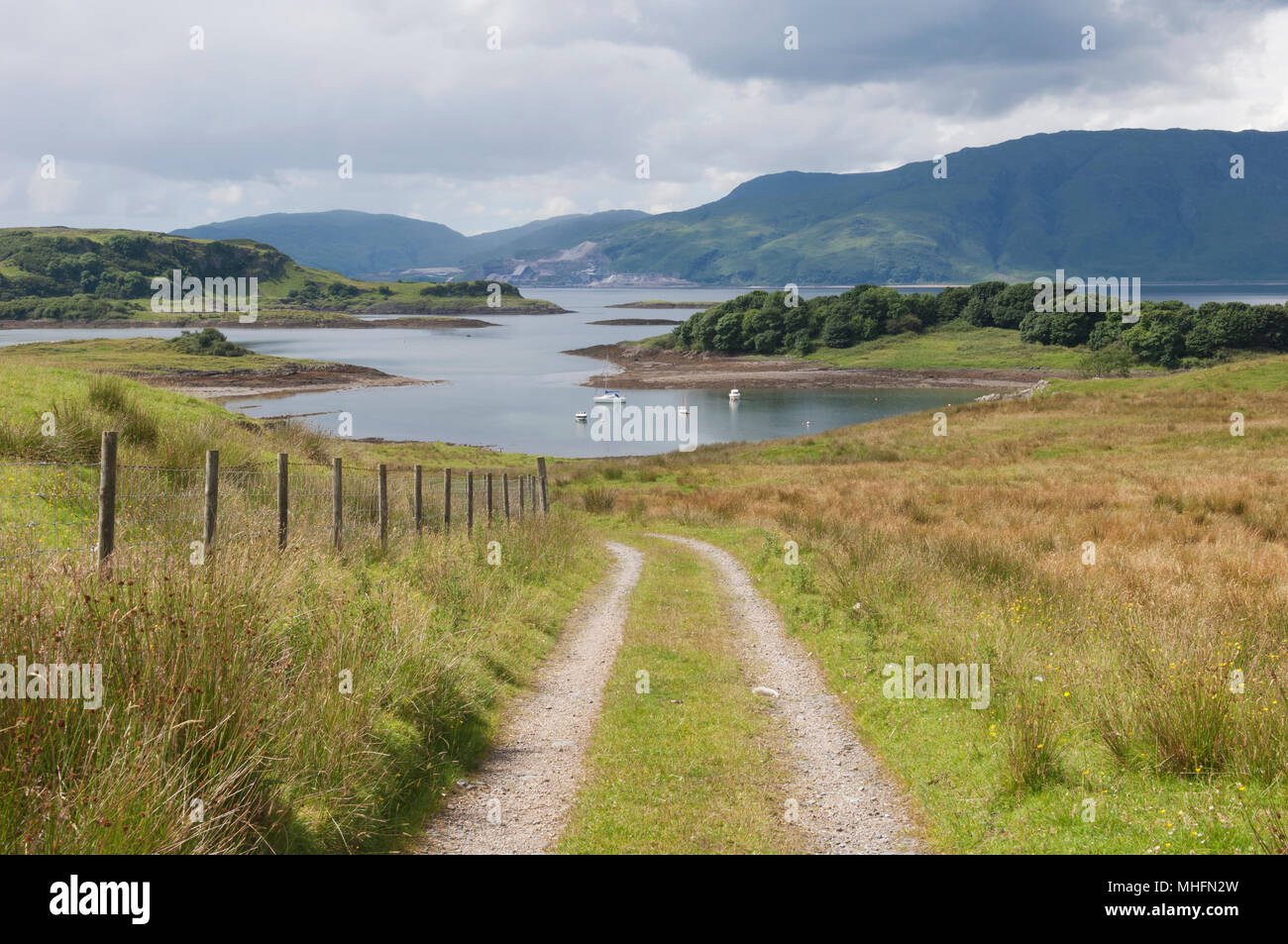 Ramsay porta sull'isola di Lismore, Argyll, Scozia. Foto Stock