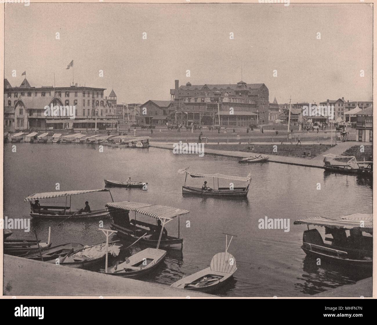 Wesley lago, Asbury Park Foto Stock