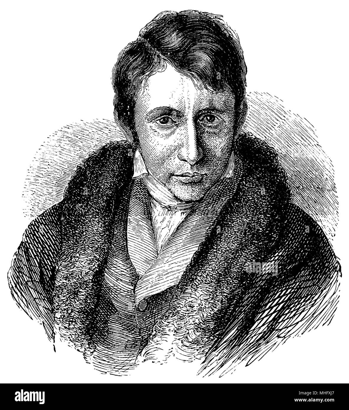 Ludwig Borne (nato il 6 maggio del 1786 , morì il 12 febbraio 1873 ), Foto Stock