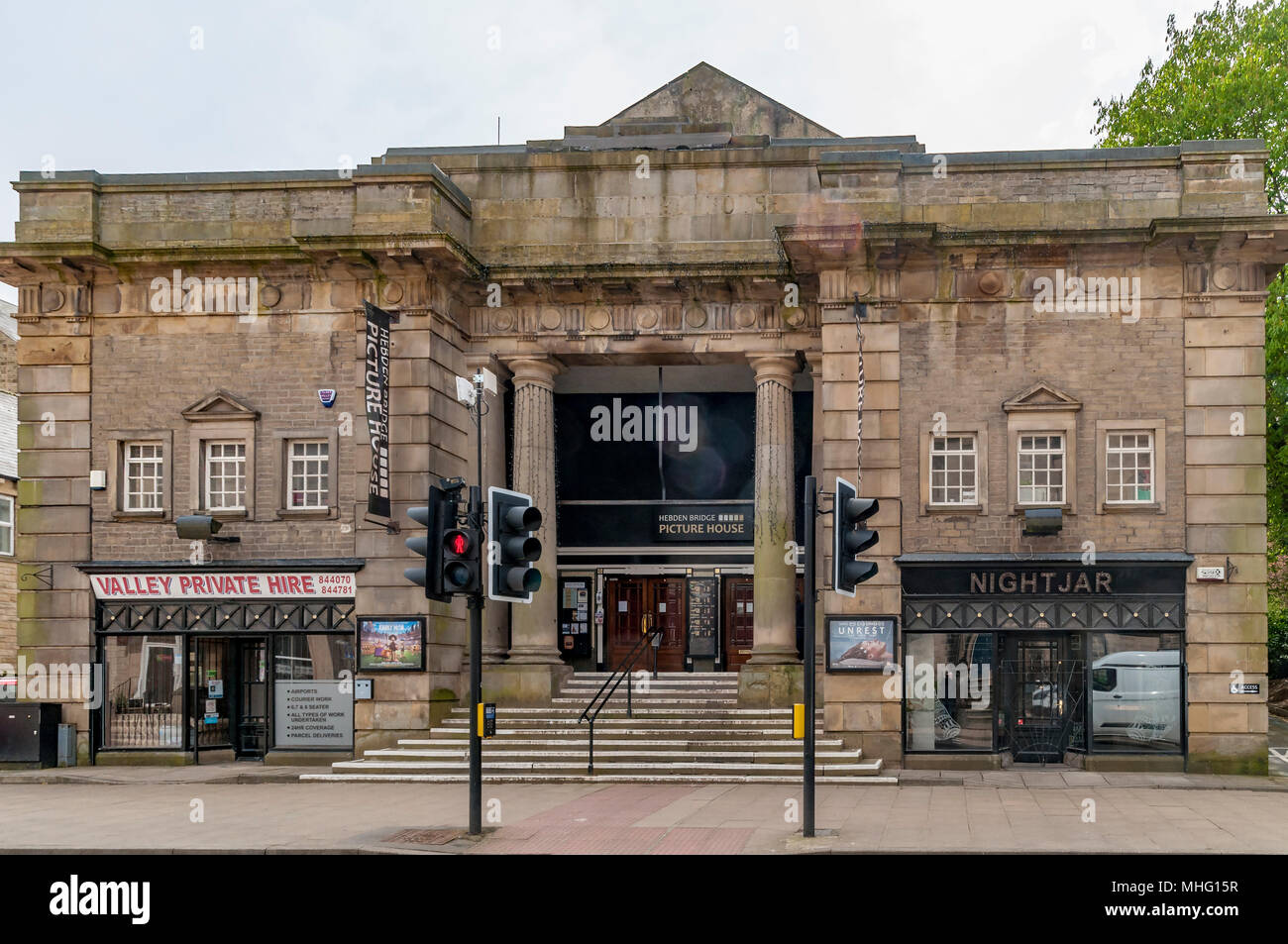 Hebden Bridge. Il Picture House cinema Foto Stock