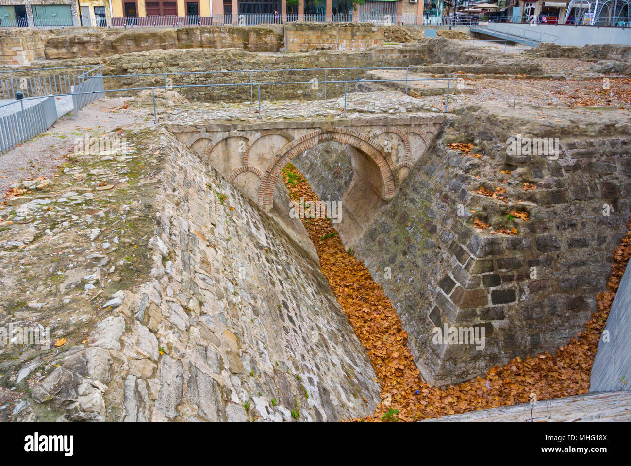 Parque Arqueologico de Las Murallas Merinies, Algeciras, Andalusia, Spagna Foto Stock
