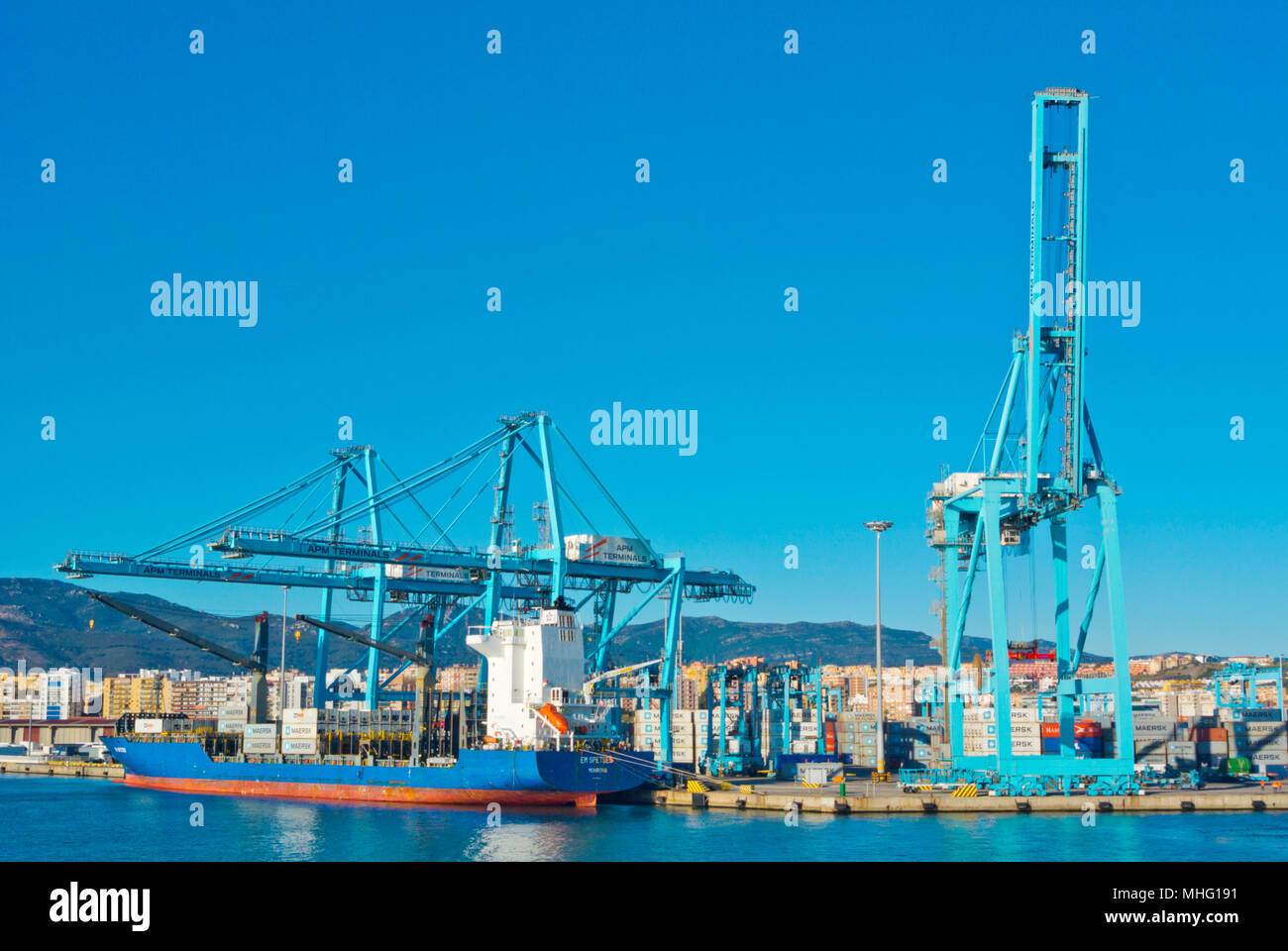 Porto, Algeciras, Andalusia, Spagna Foto stock - Alamy