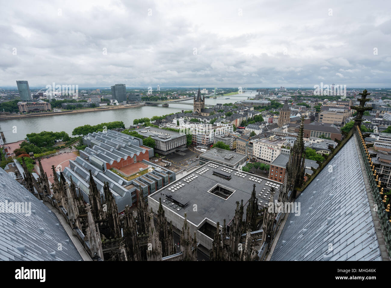 La cattedrale di Colonia - Colonia. Kölner Dom - Köln. Foto Stock